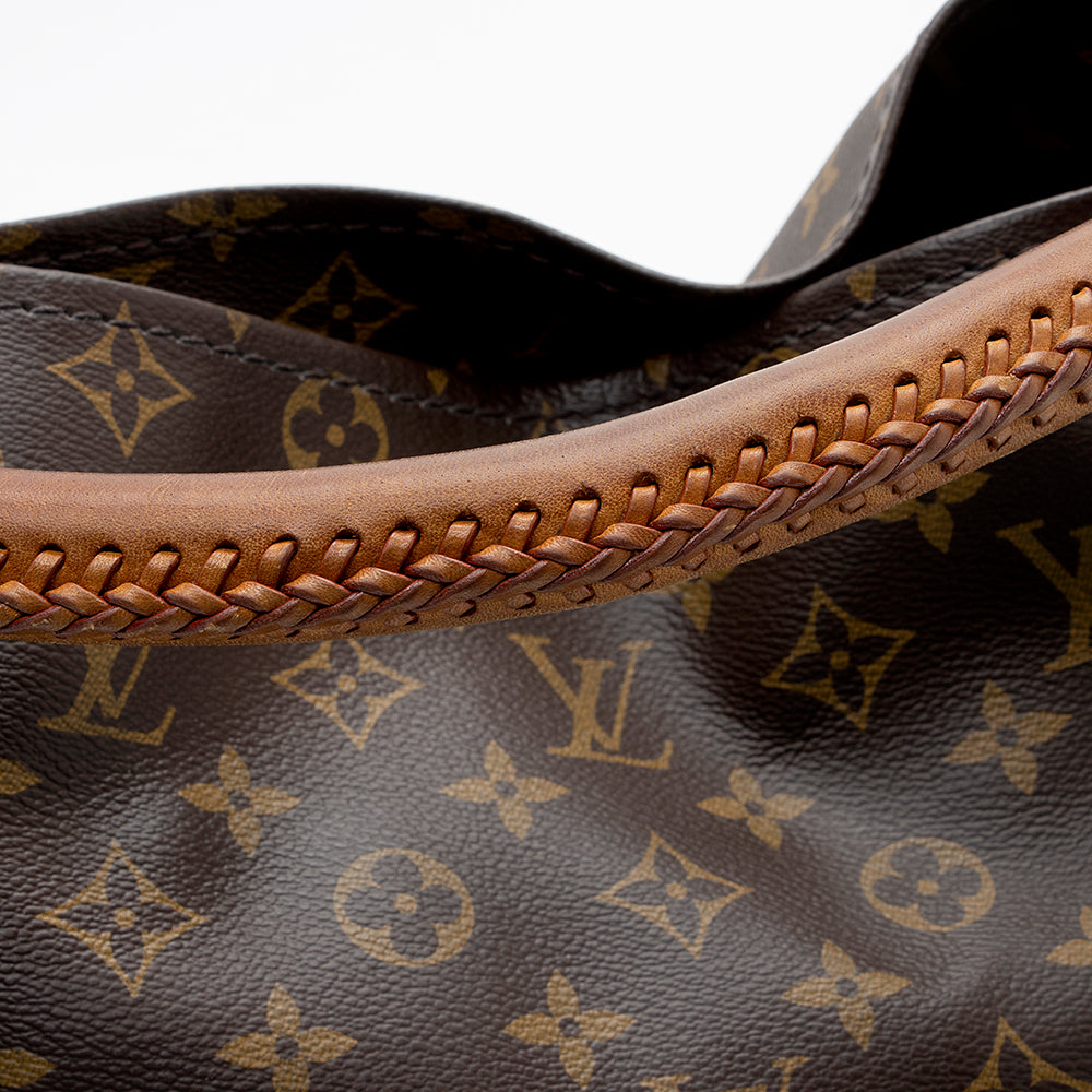 Louis Vuitton Monogram Canvas Artsy MM Shoulder Bag (SHF-21914)