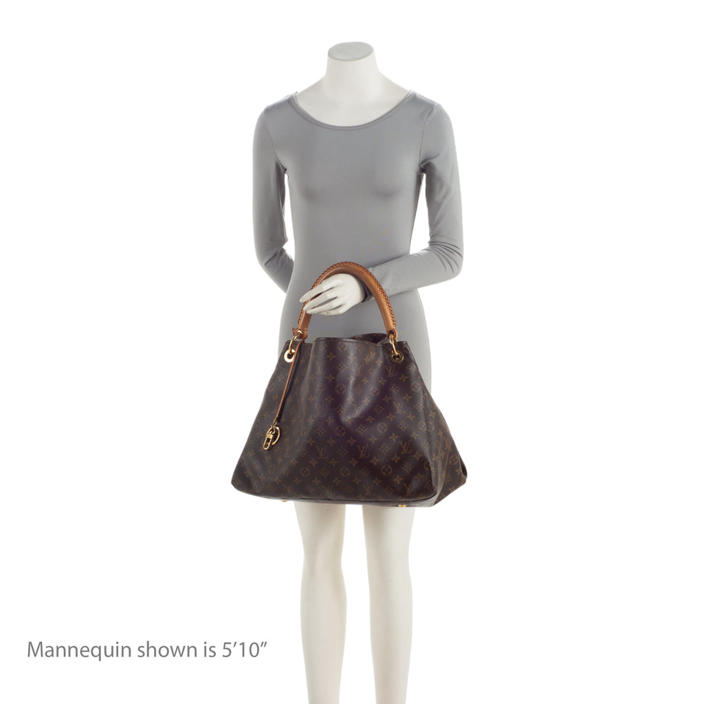 Louis Vuitton Monogram Canvas Artsy MM Shoulder Bag (SHF-pzaAol)