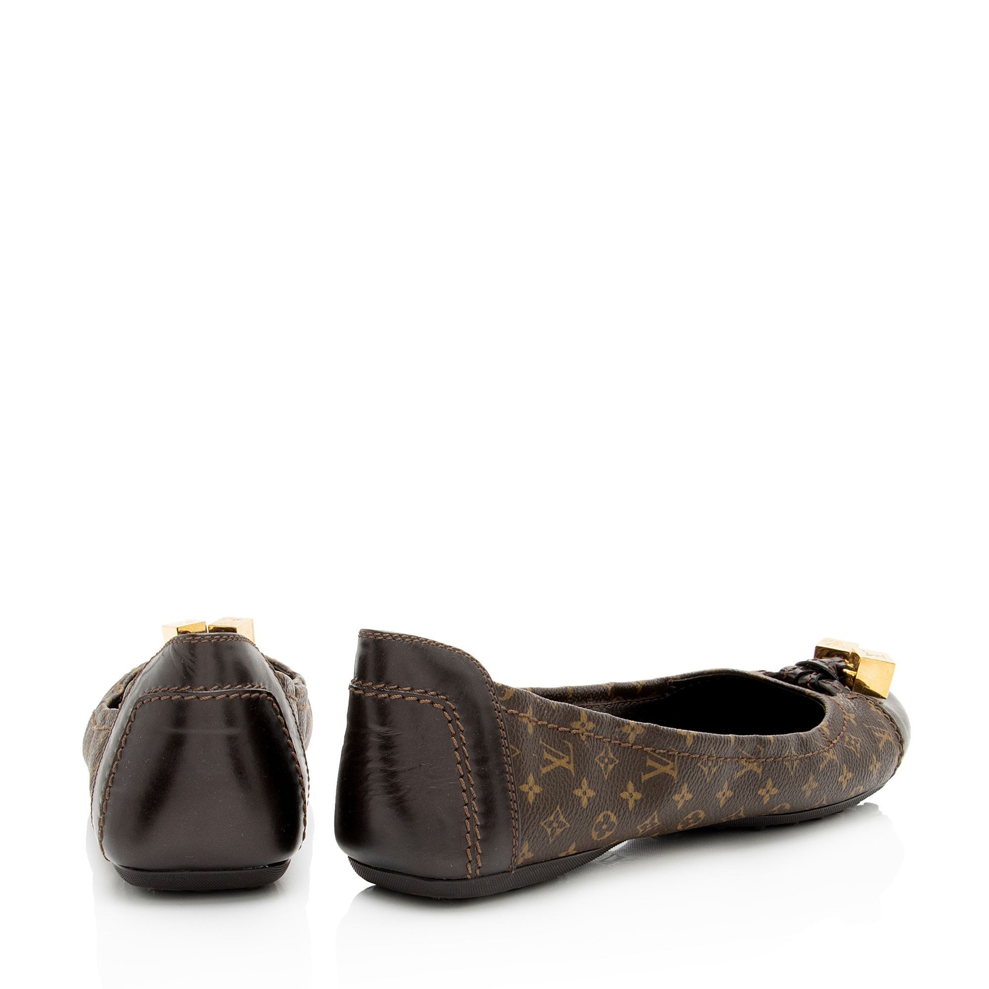 Louis Vuitton Monogram Canvas Ballet Flats - Size 8 / 38