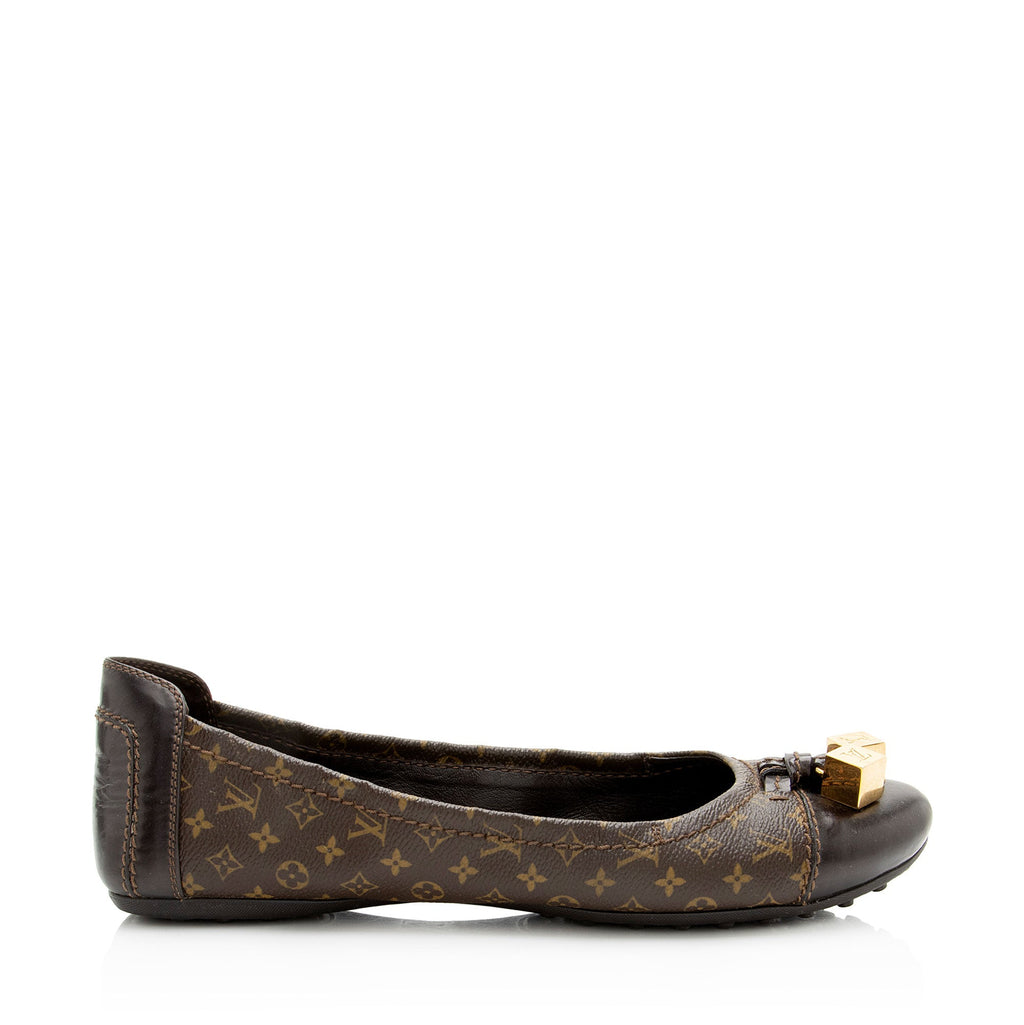 Louis Vuitton Monogram Canvas Ballet Flats - Size 8 / 38