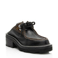Louis Vuitton Monogram Canvas Beaubourg Open Back Derby Platform Loafers - Size 7 / 37