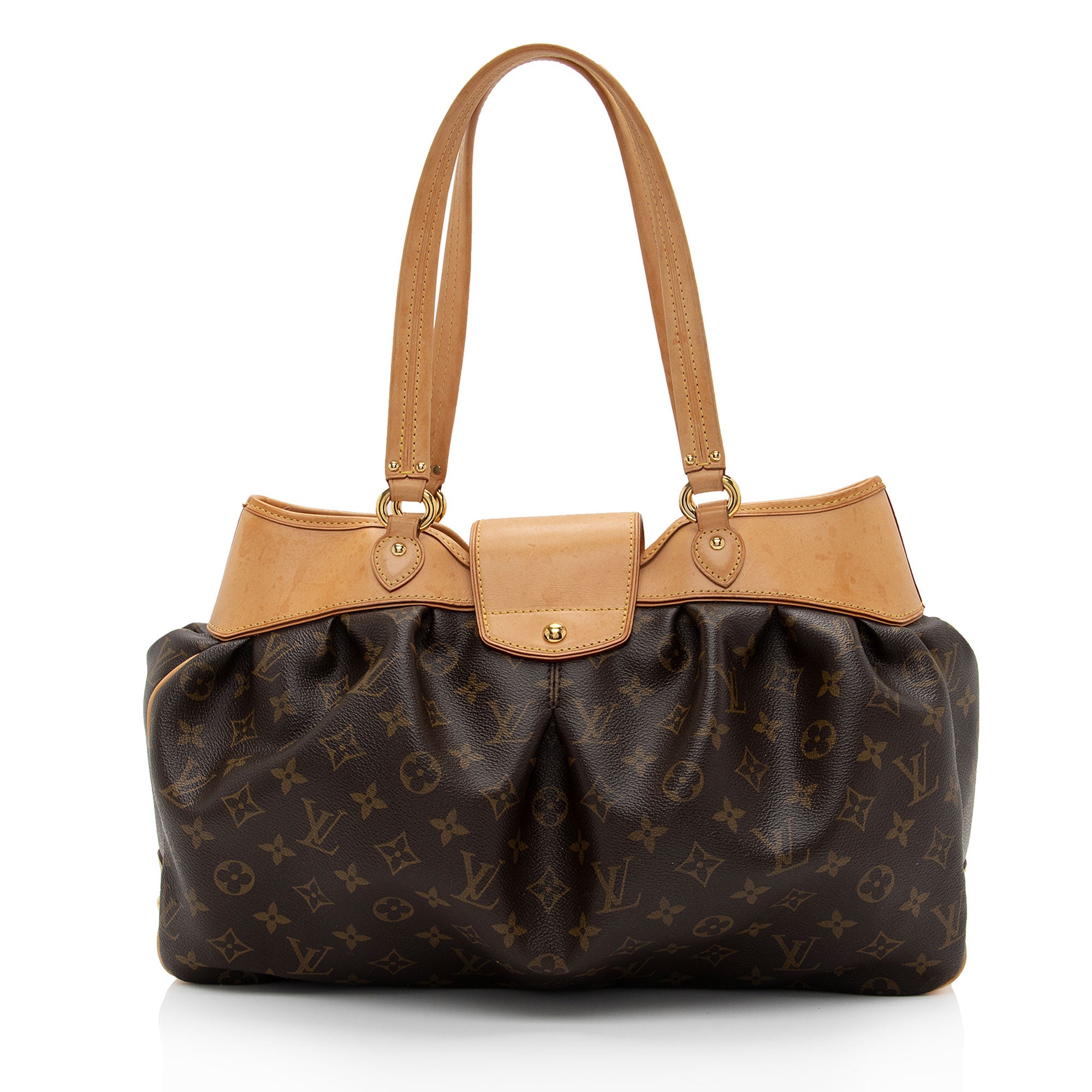 Louis Vuitton Monogram Canvas Boetie MM Satchel (SHF-rt39pB)