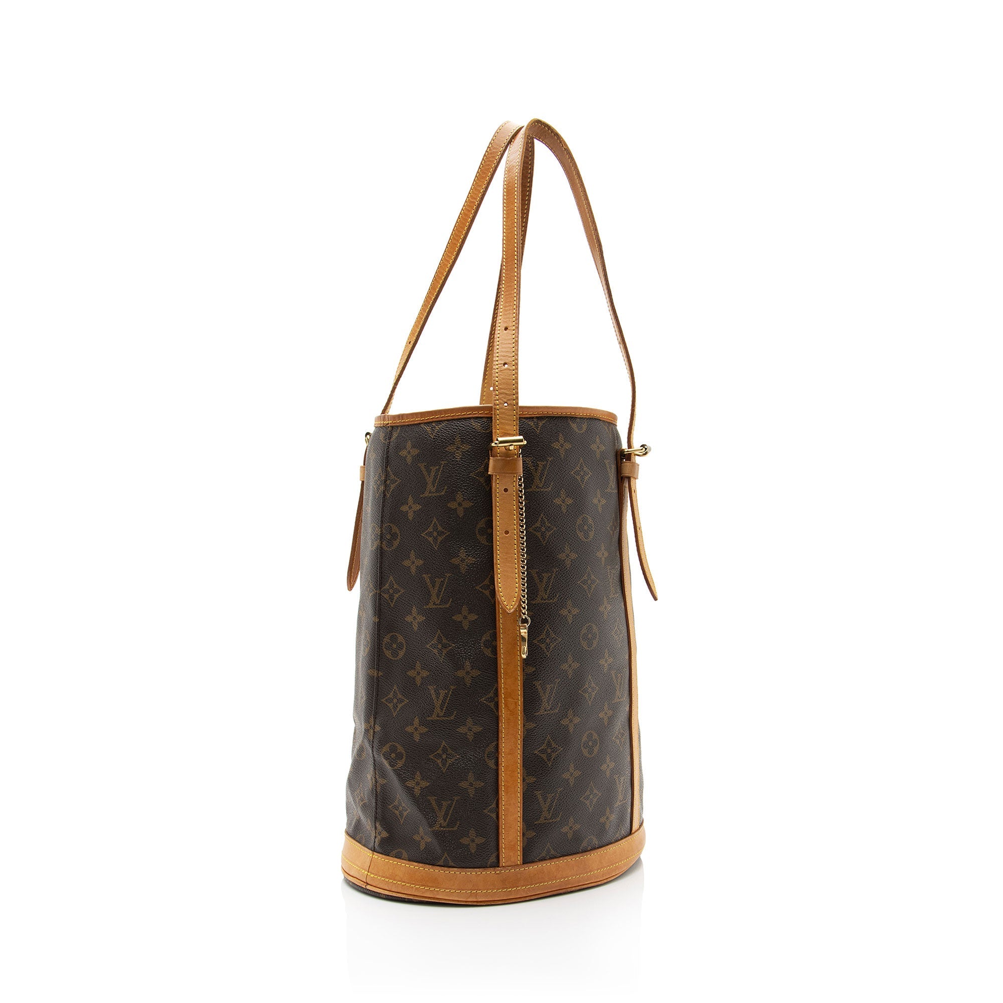 Louis Vuitton Monogram Canvas Bucket GM Tote (SHF-RnIGXM)