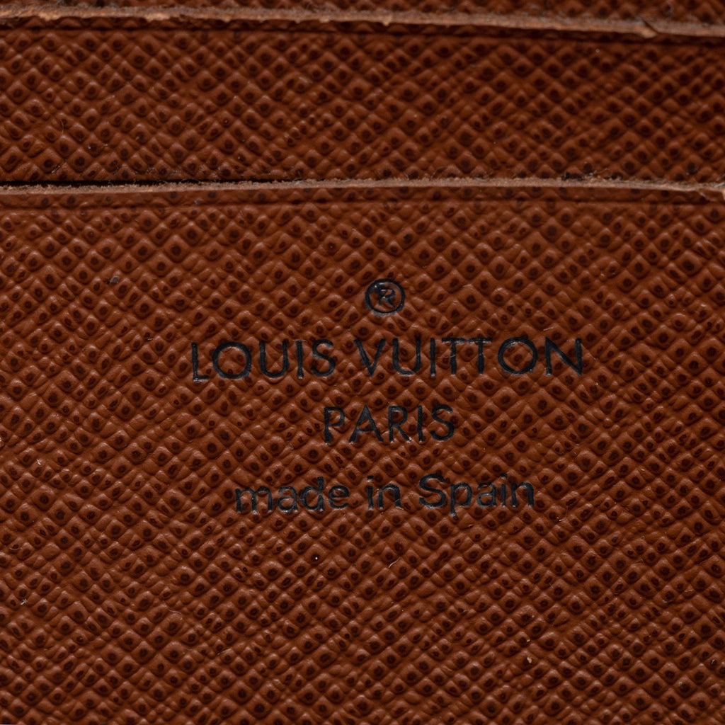 Louis Vuitton Monogram Canvas Compact Zippy Wallet