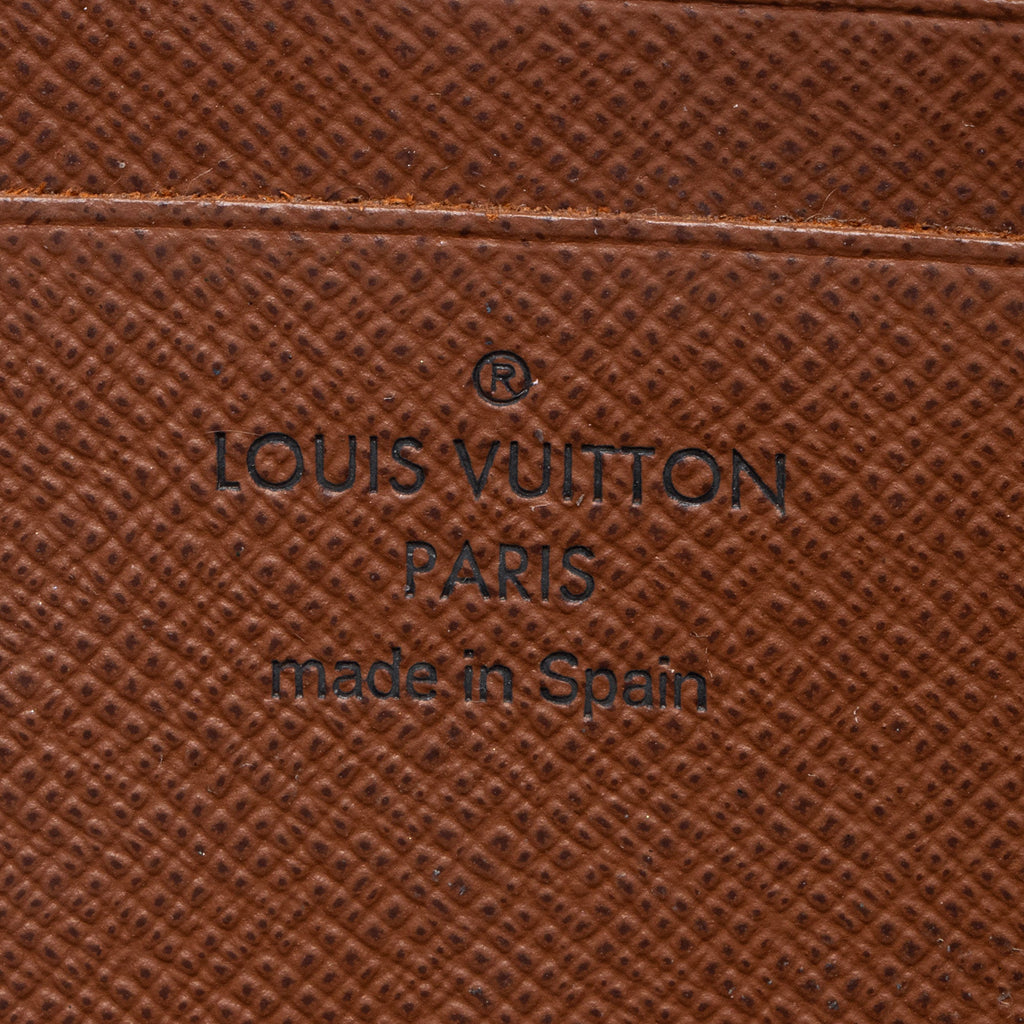 Louis Vuitton Monogram Canvas Compact Zippy Wallet