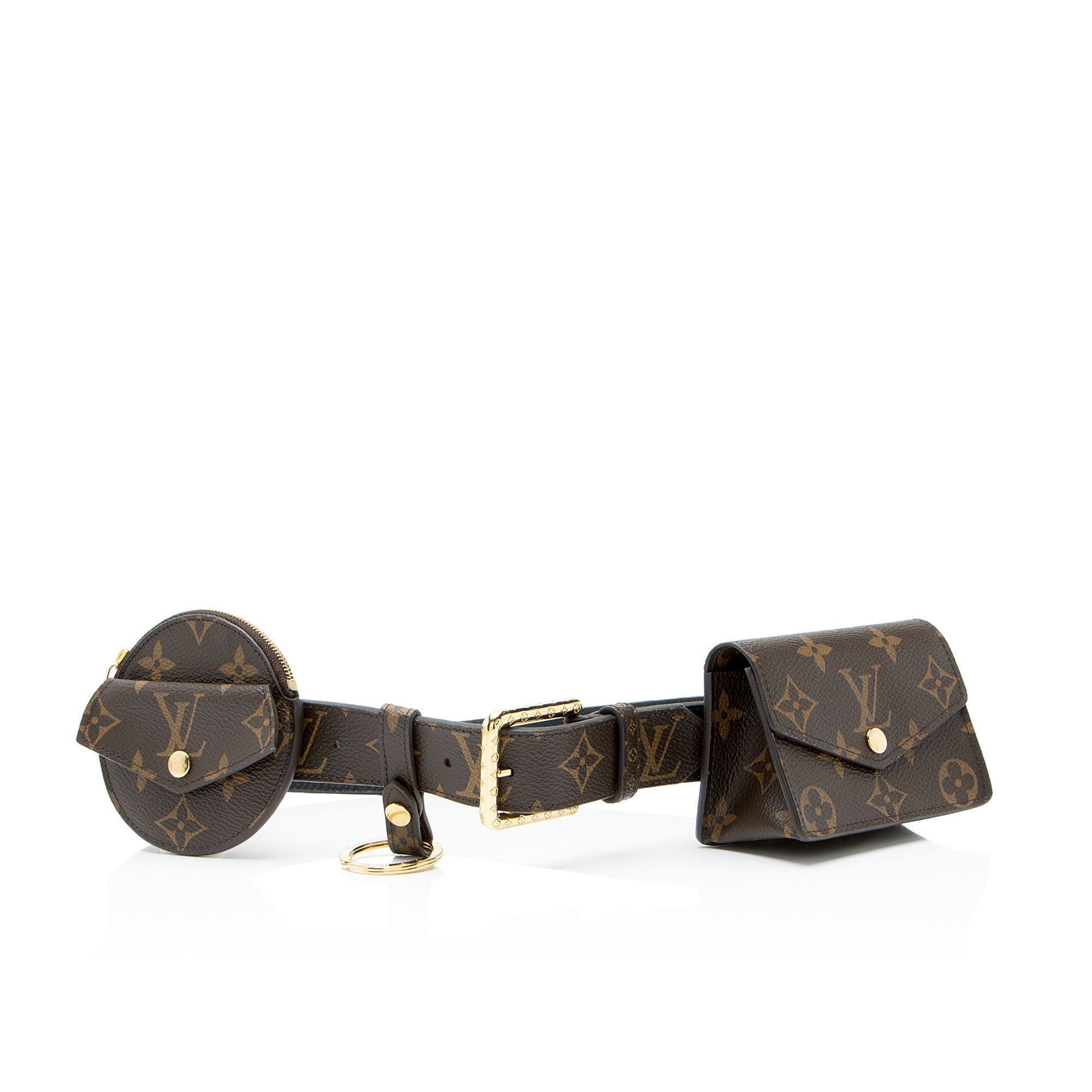 Louis Vuitton Monogram Canvas Daily Multi Pocket Belt - Size 28 / 70
