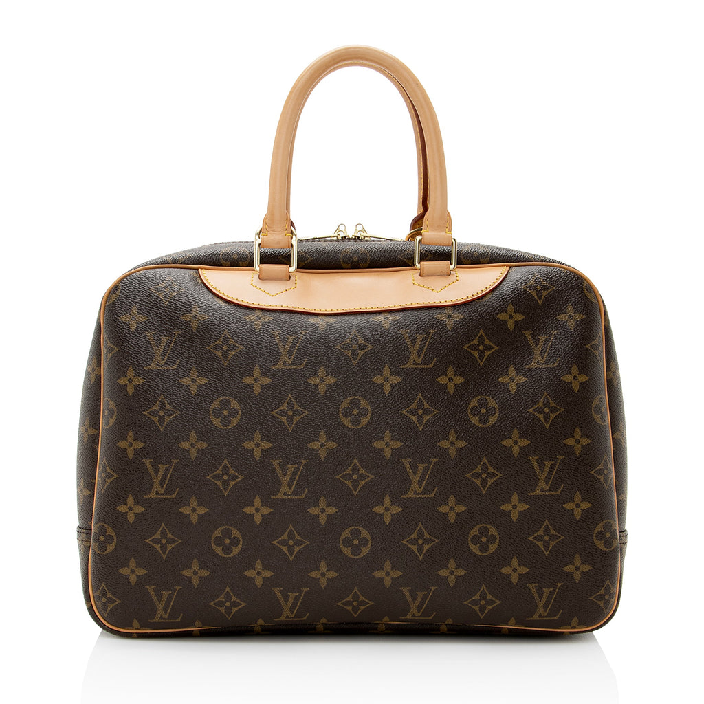 Louis Vuitton Monogram Canvas Deauville Satchel (SHF-22411)