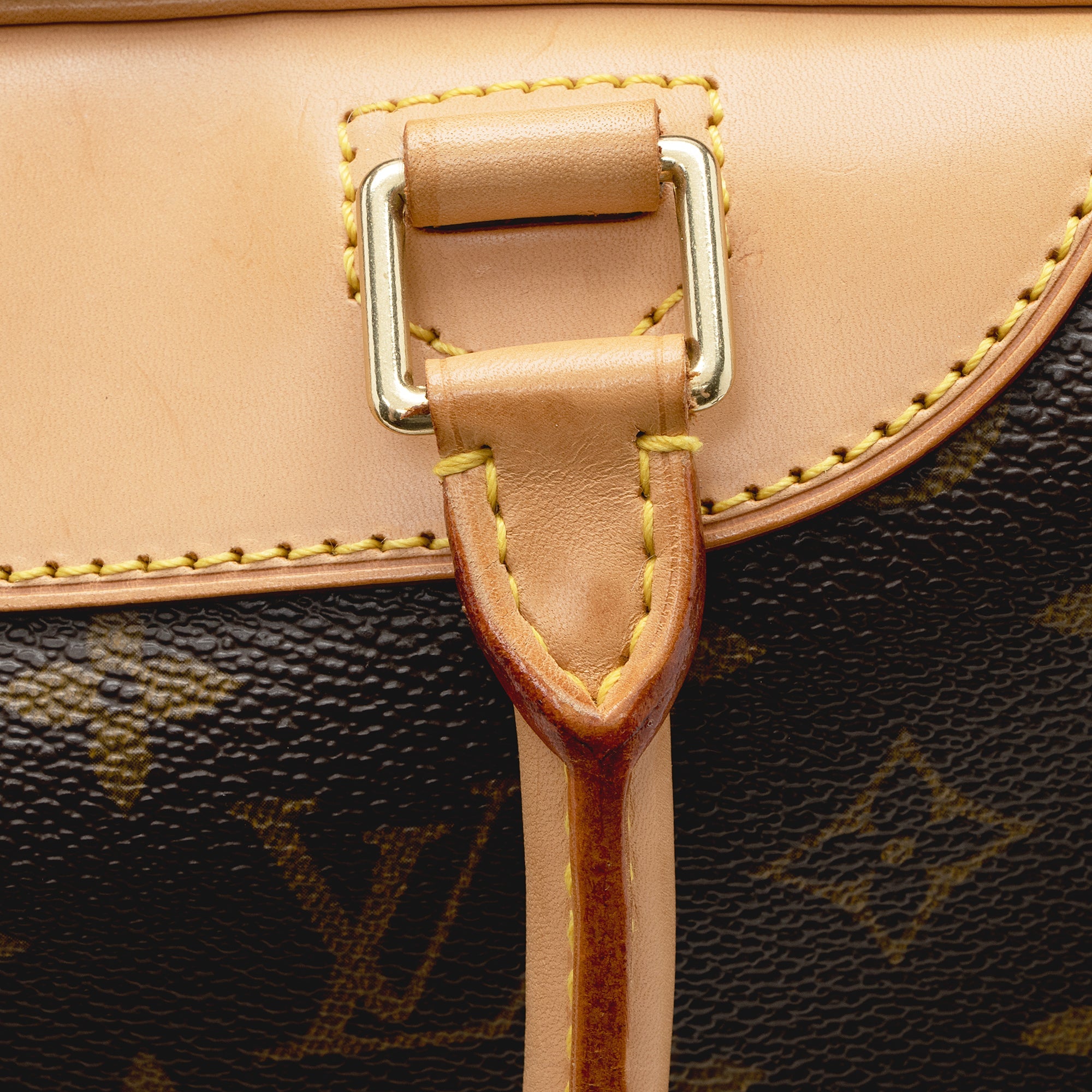 Louis Vuitton Monogram Canvas Deauville Satchel (SHF-22411)