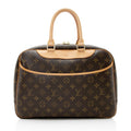 Louis Vuitton Monogram Canvas Deauville Satchel (SHF-22411)