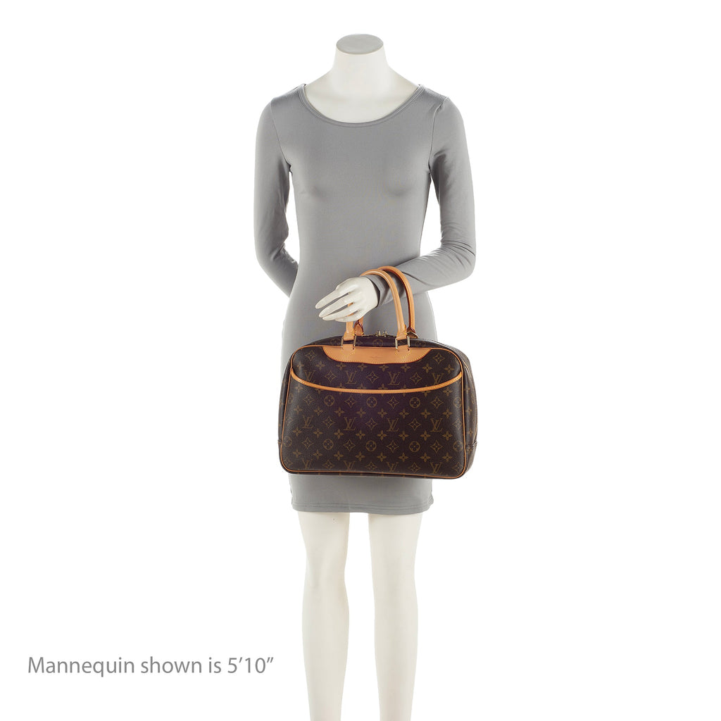 Louis Vuitton Monogram Canvas Deauville Satchel (SHF-22411)