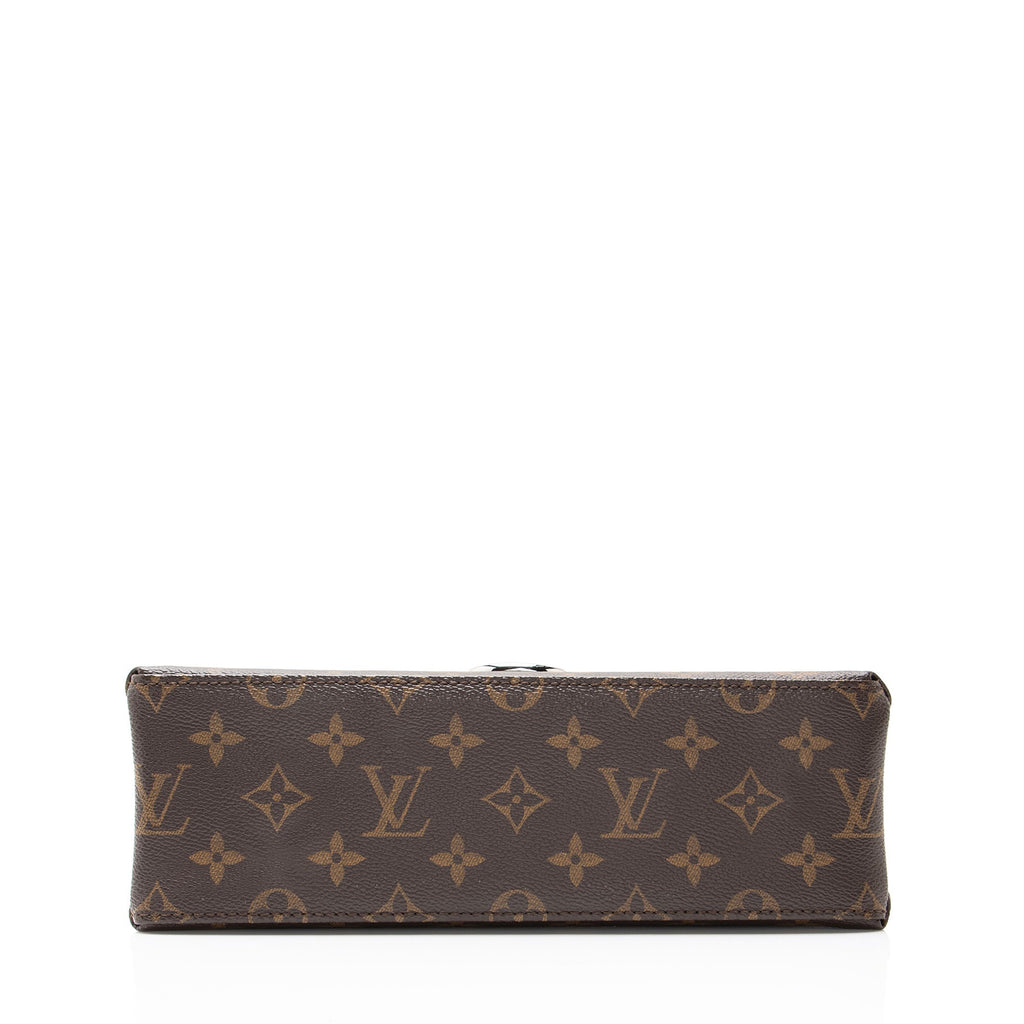 Louis Vuitton Monogram Canvas Epi Leather Saint Michel Shoulder Bag