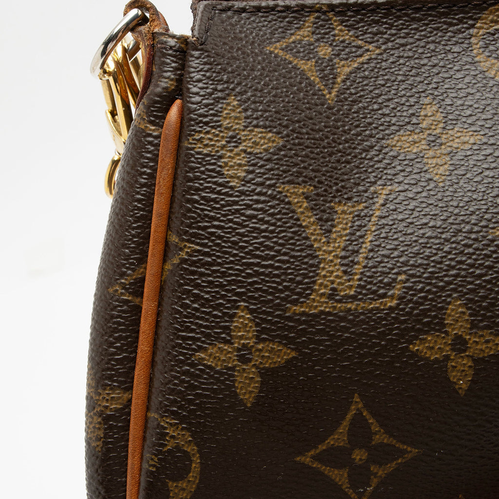Louis Vuitton Monogram Canvas Eva Clutch (SHF-Nxpj7D)