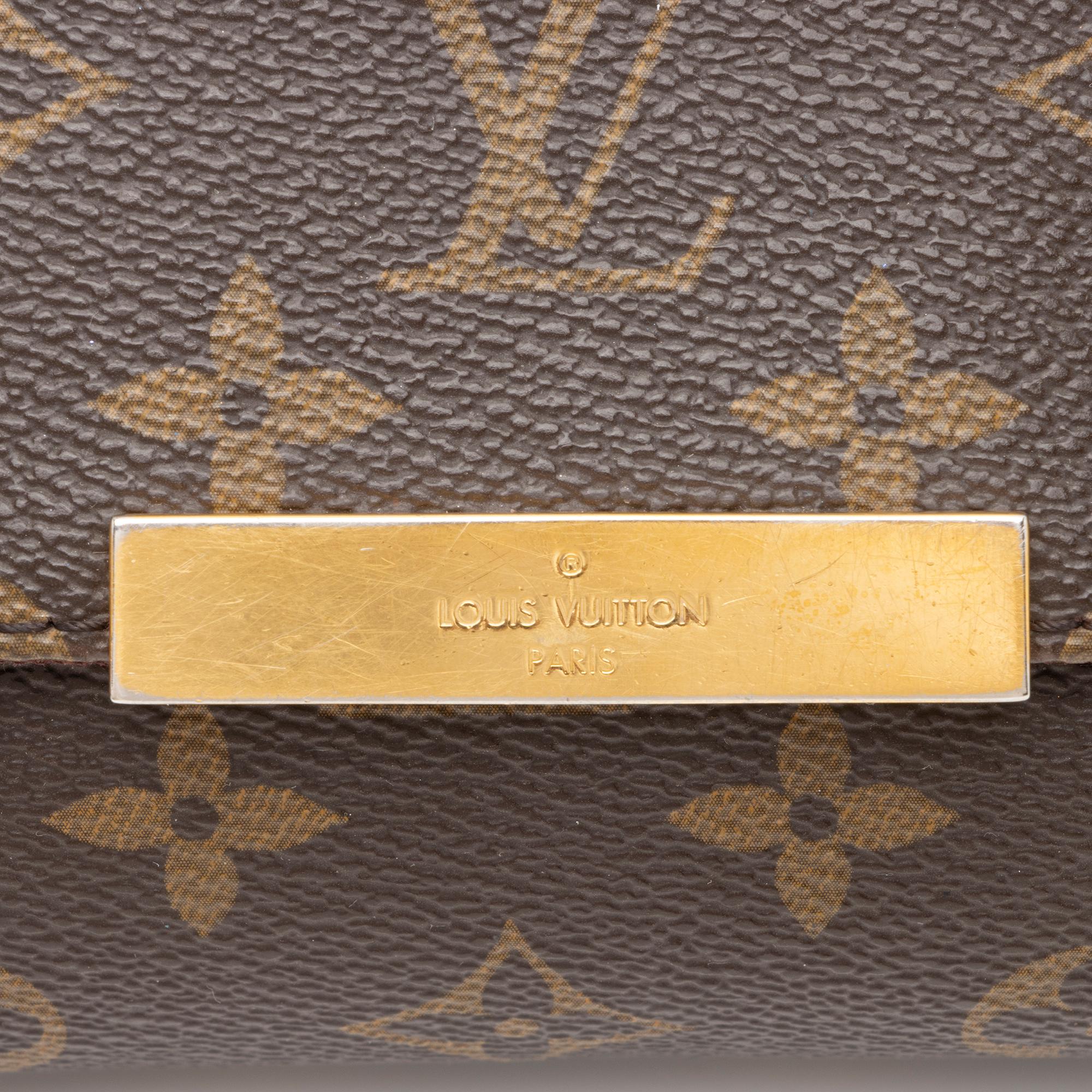 Louis Vuitton Monogram Canvas Favorite MM Shoulder Bag (SHF-52TDrJ)