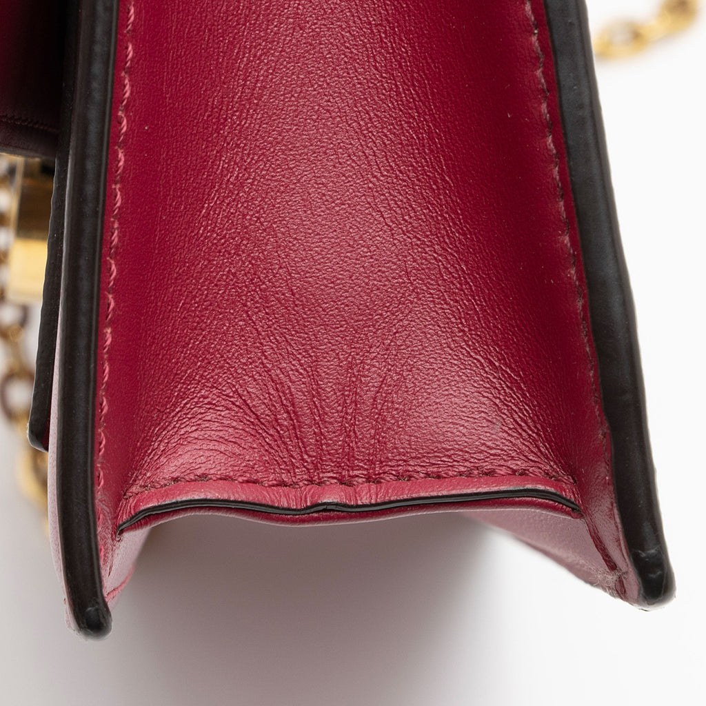 Louis Vuitton Monogram Canvas Flore Chain Wallet (SHF-atcBim)
