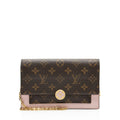 Louis Vuitton Monogram Canvas Flore Chain Wallet