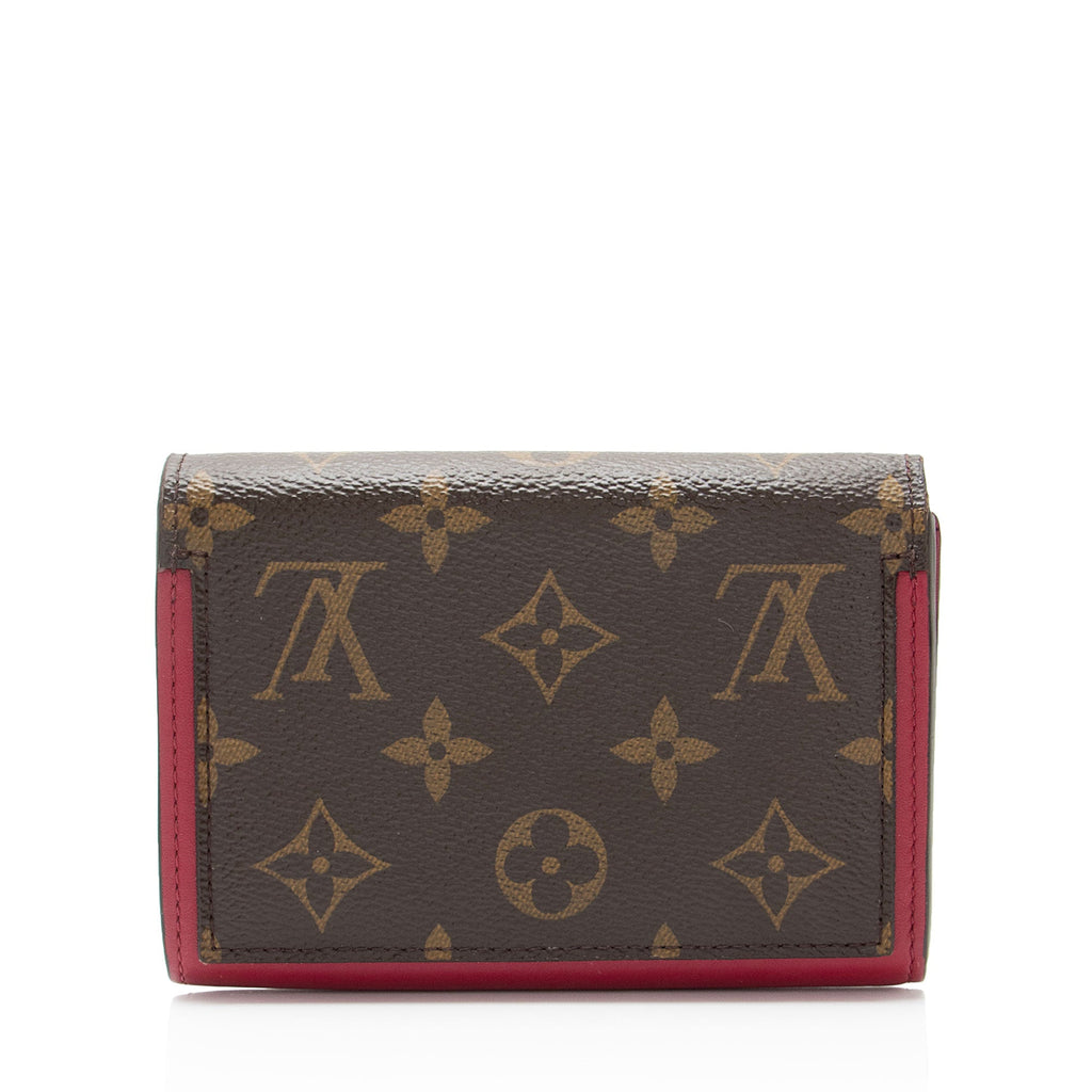 Louis Vuitton Monogram Canvas Flore Compact Wallet