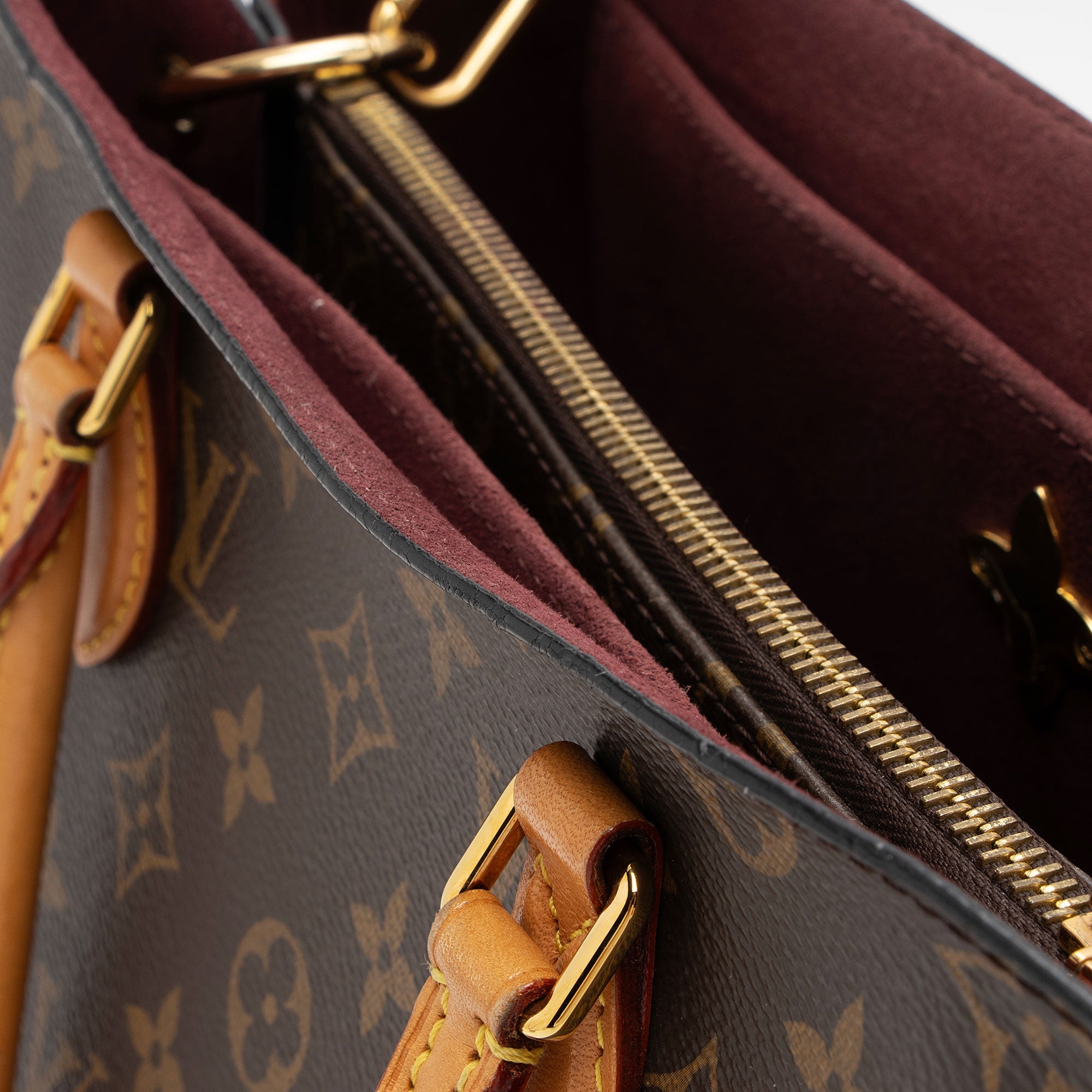 Louis Vuitton Monogram Canvas Flower Tote (SHF-SklG5A)