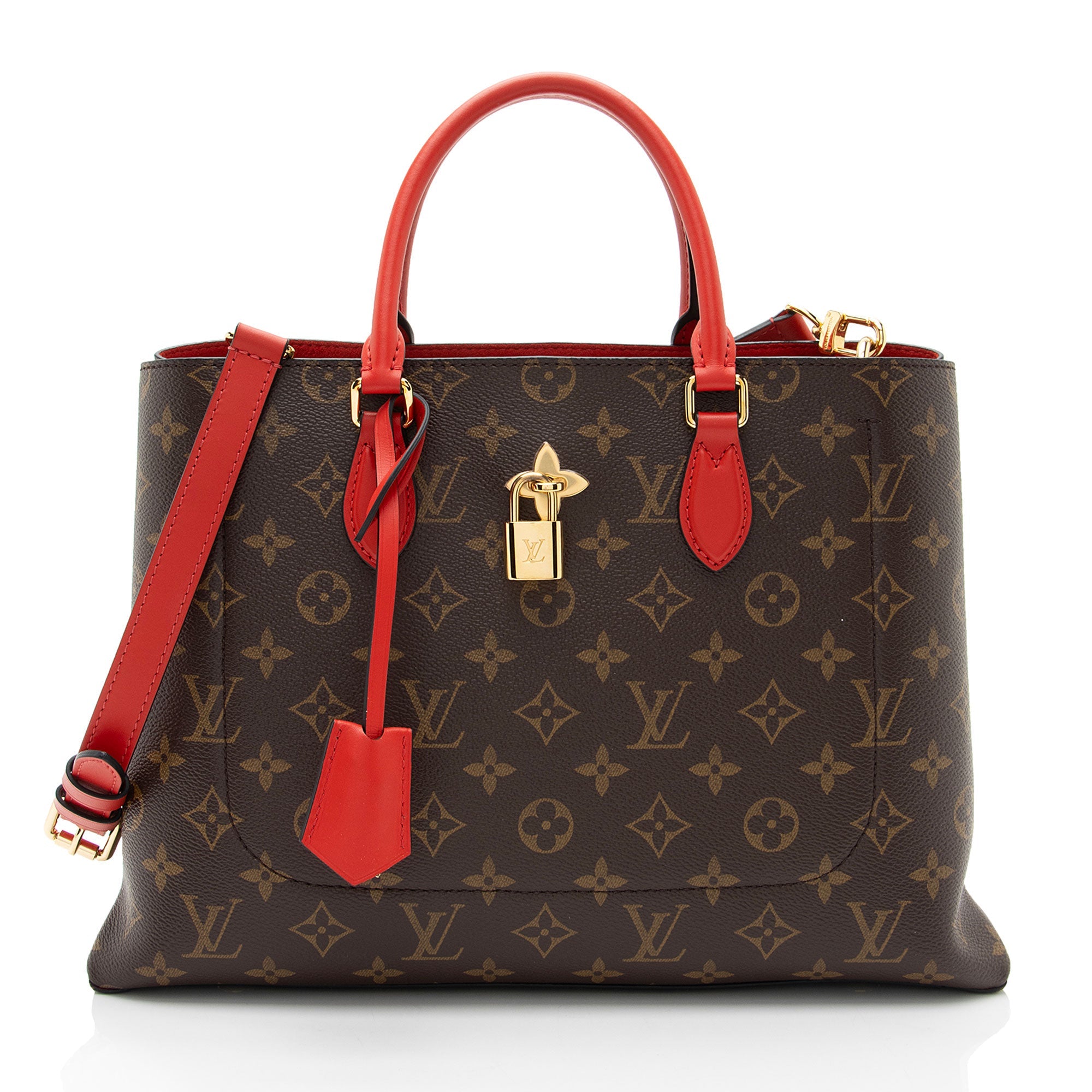 Louis Vuitton Monogram Canvas Flower Tote (SHF-nFvA0d)