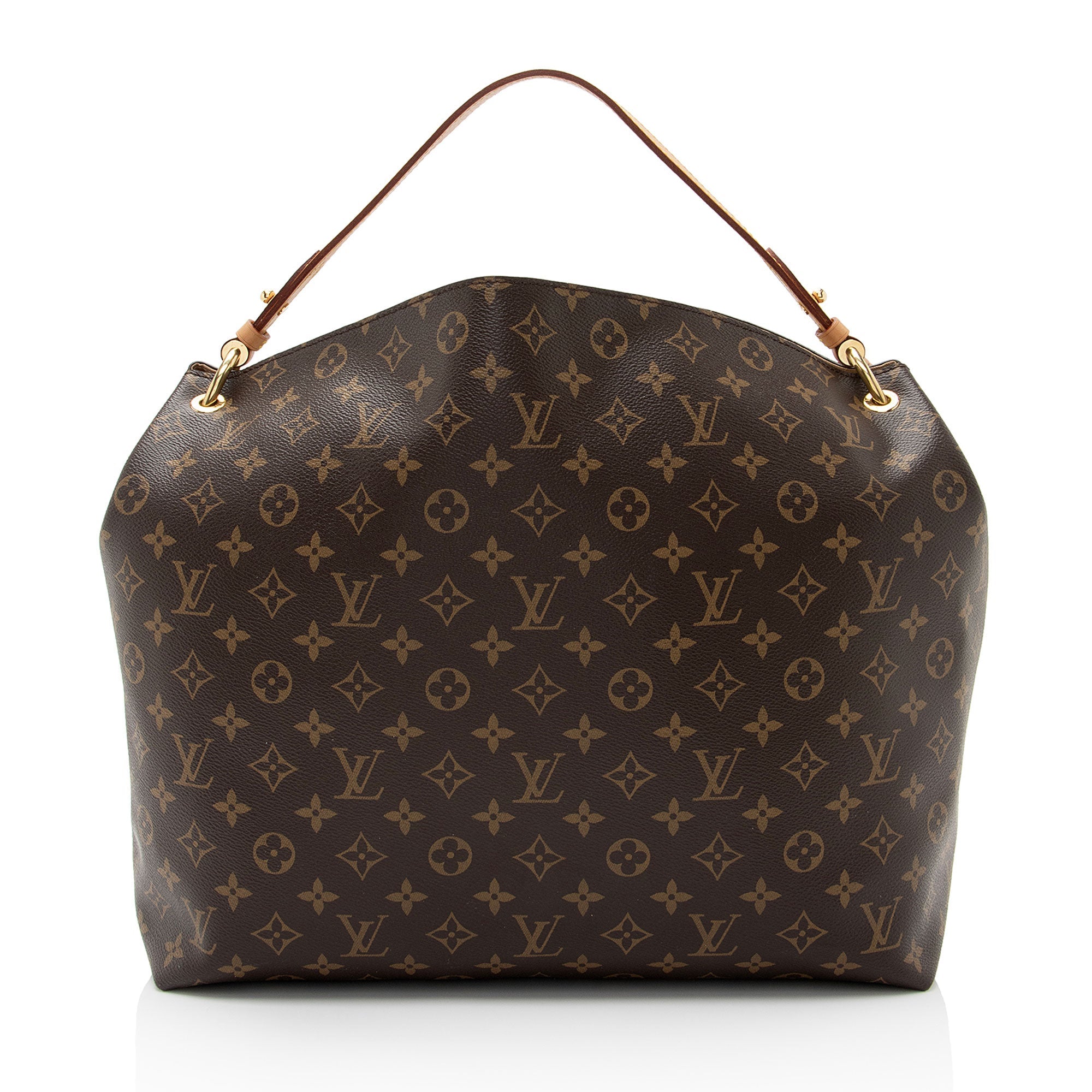 Louis Vuitton Monogram Canvas Graceful MM Hobo (SHF-ovfcpu)