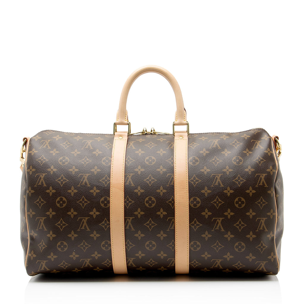 Louis Vuitton Monogram Canvas Keepall Bandouliere 45 Duffle