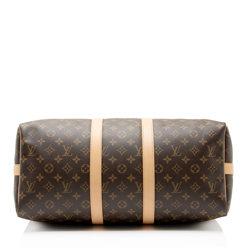 Louis Vuitton Monogram Canvas Keepall Bandouliere 45 Duffle