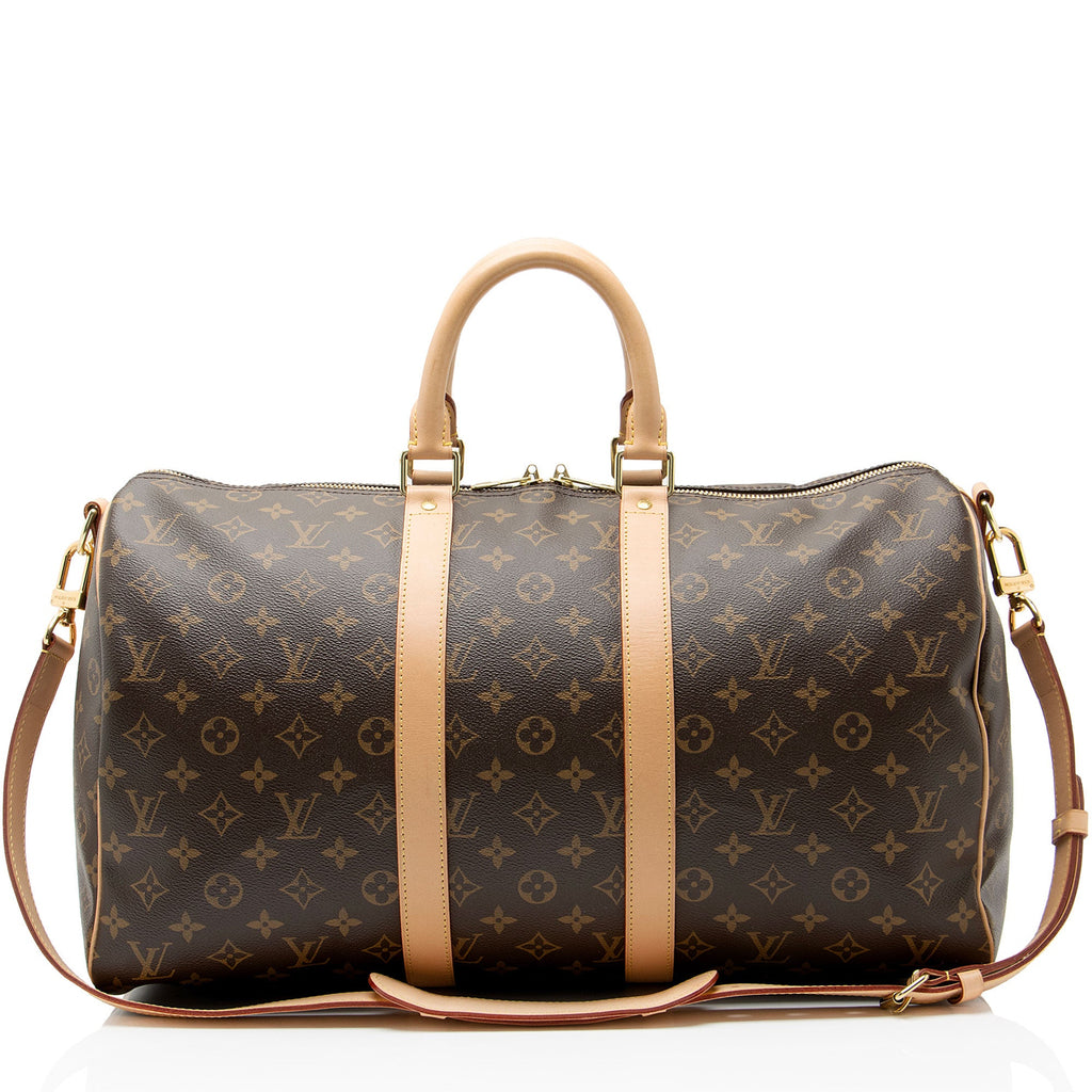 Louis Vuitton Monogram Canvas Keepall Bandouliere 45 Duffle