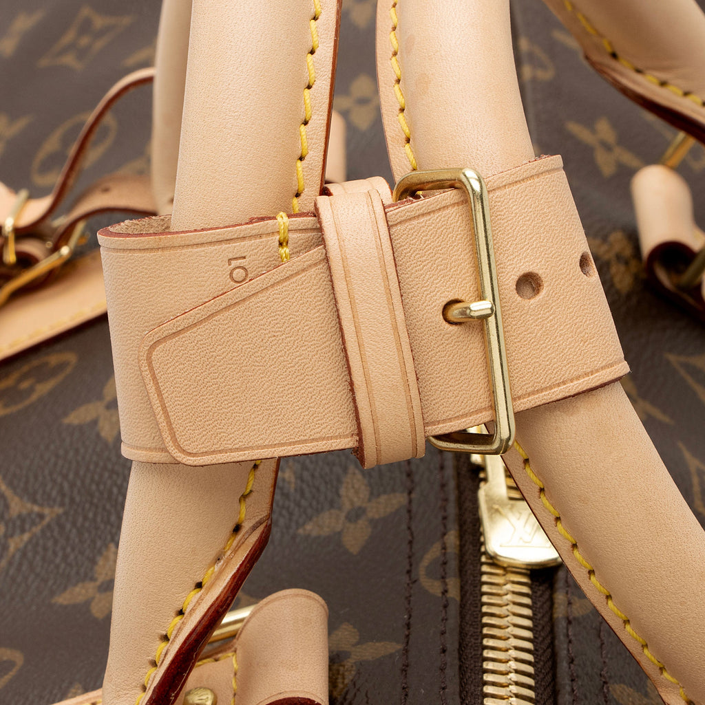 Louis Vuitton Monogram Canvas Keepall Bandouliere 55 Duffle Bag (SHF-QdZLLY)