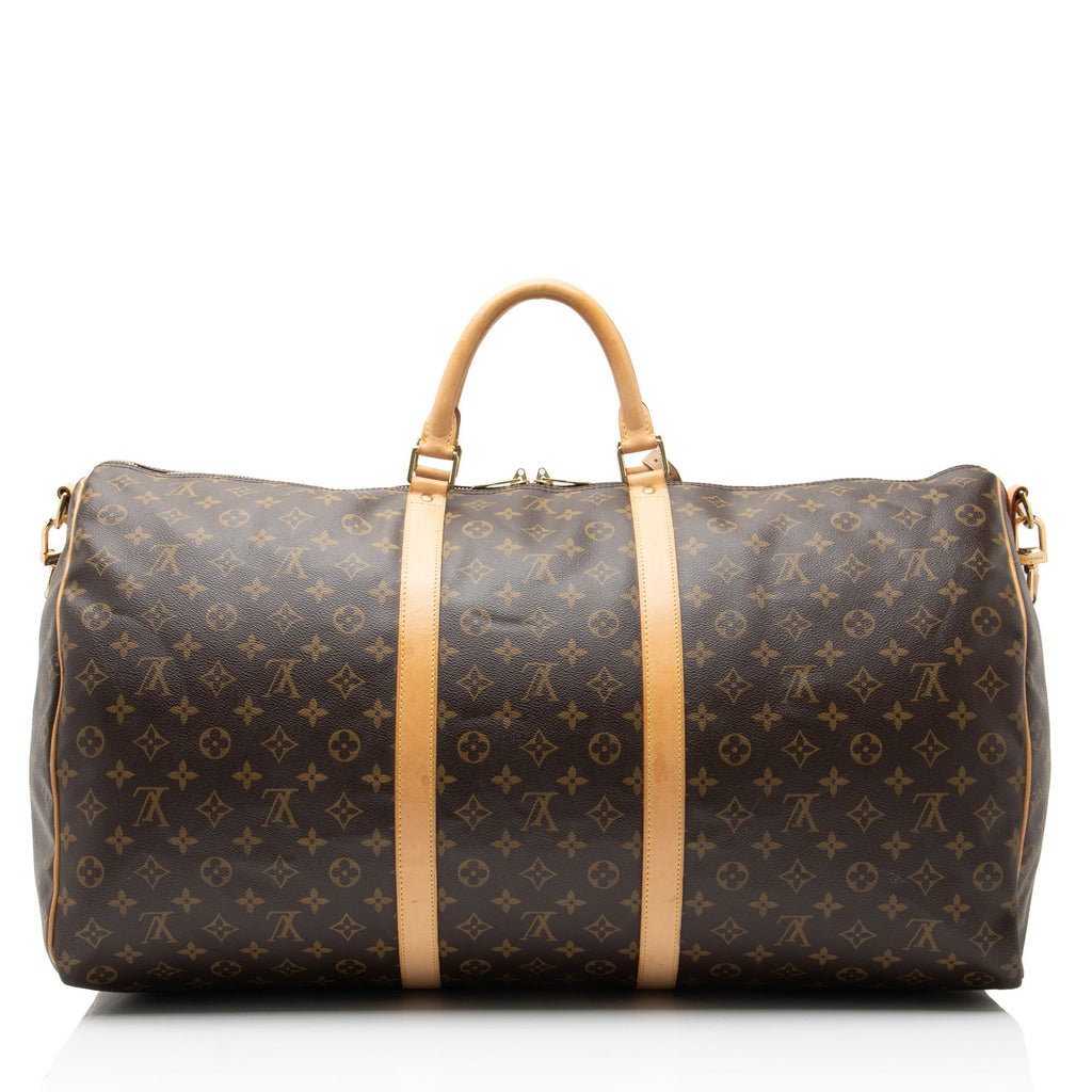 Louis Vuitton Monogram Canvas Keepall Bandouliere 60 Duffle