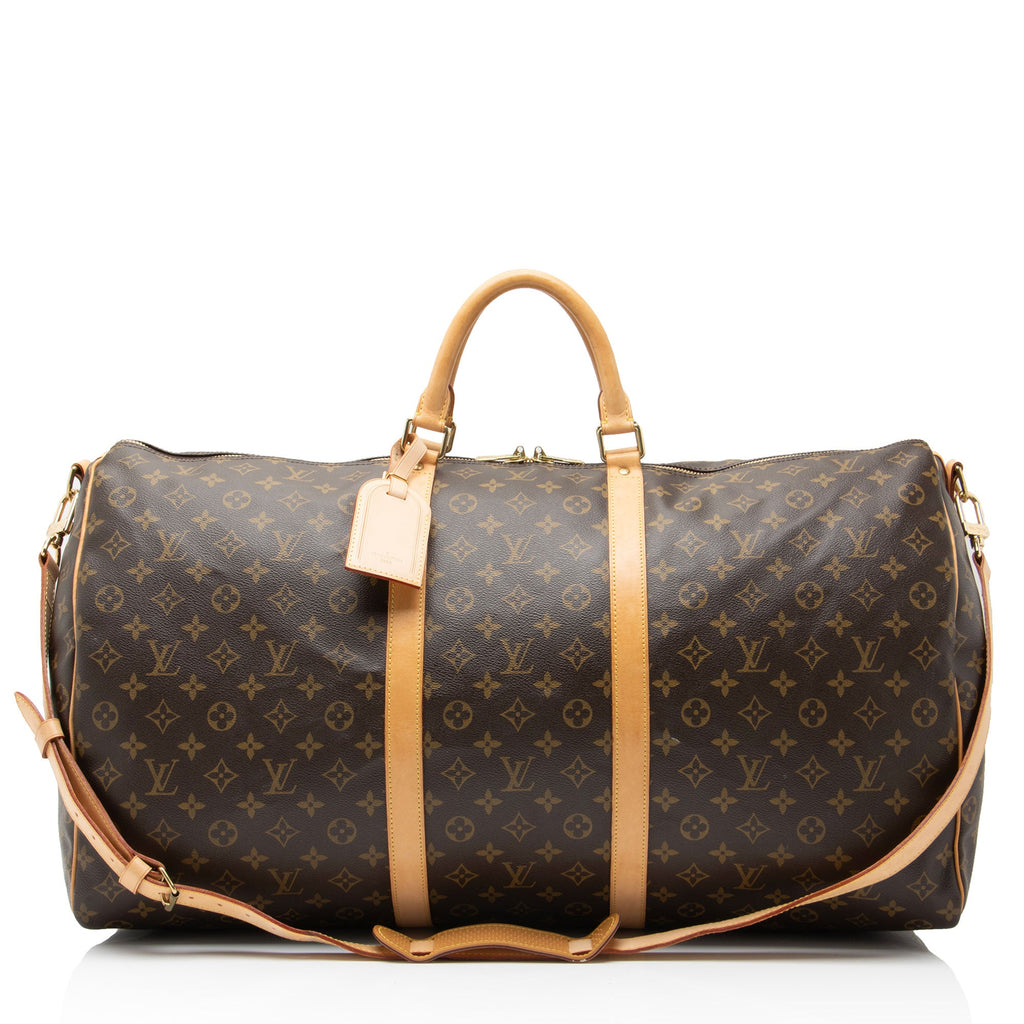 Louis Vuitton Monogram Canvas Keepall Bandouliere 60 Duffle