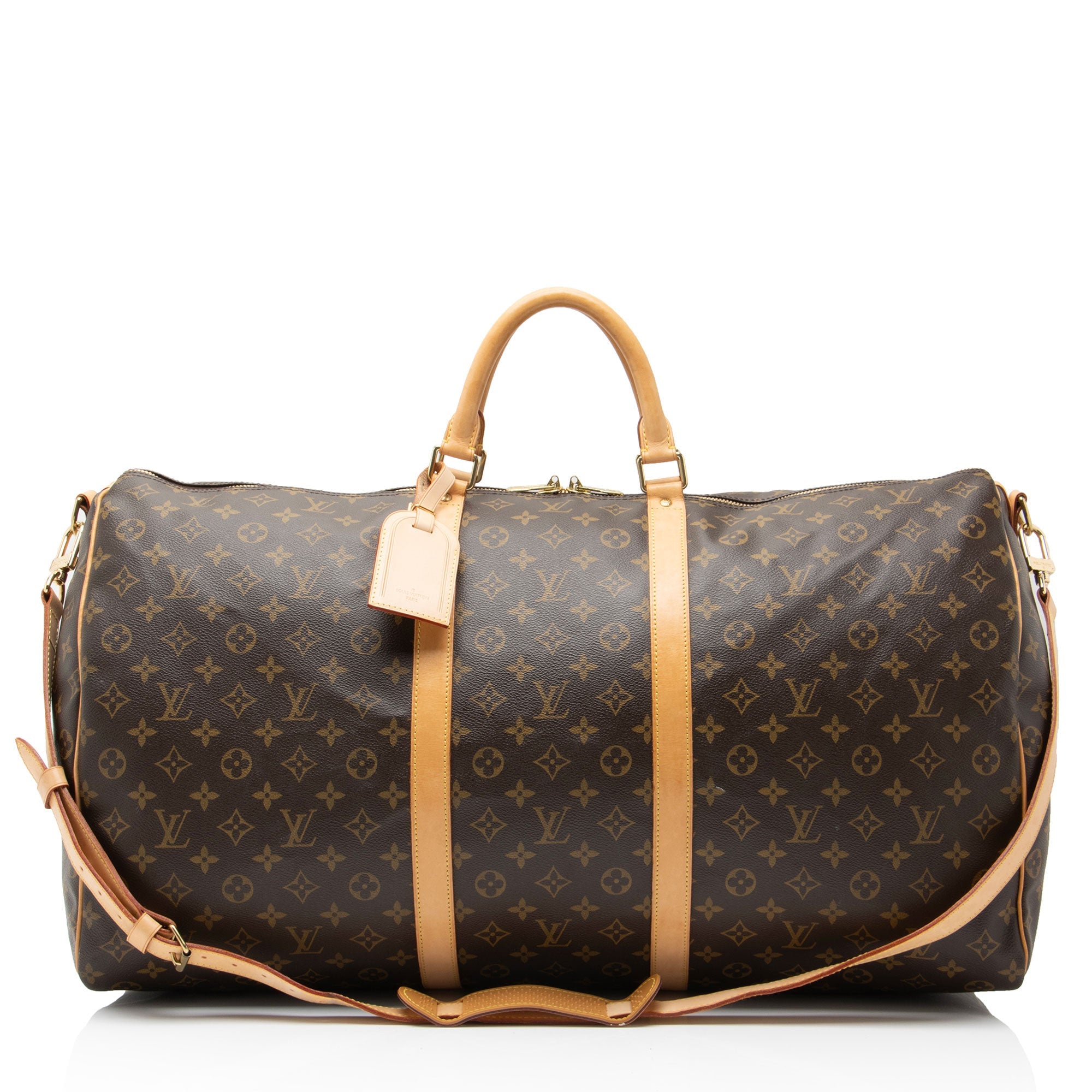Louis Vuitton Monogram Canvas Keepall Bandouliere 60 Duffle