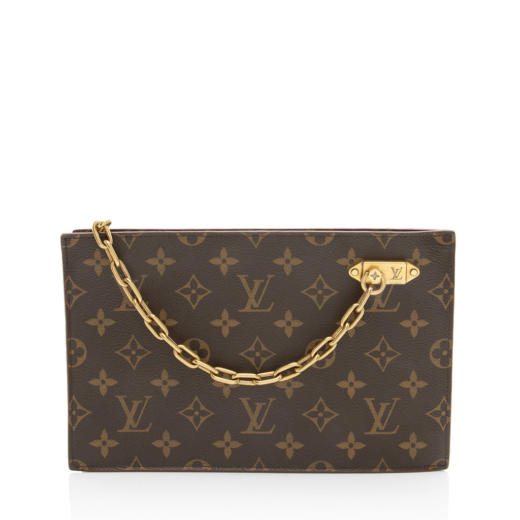 Louis Vuitton Monogram Canvas Legacy Chain Clutch