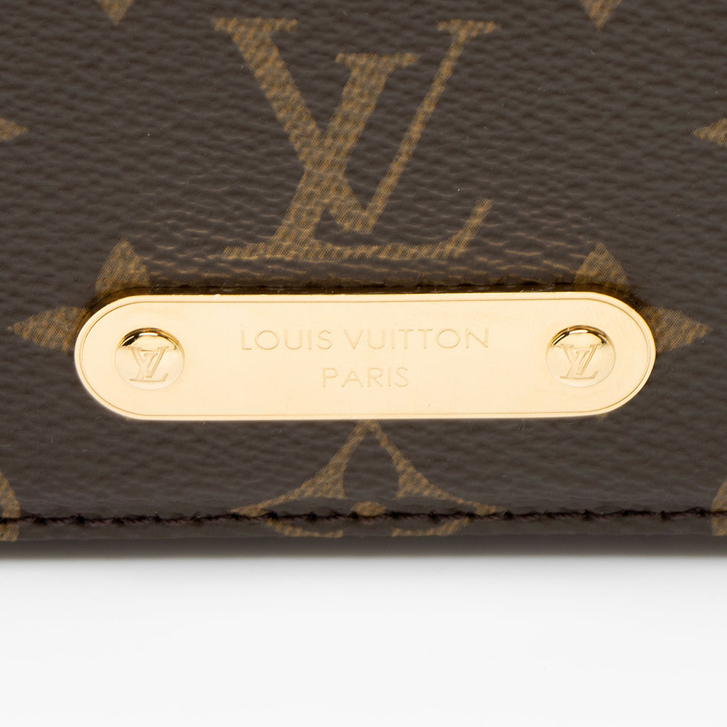 Louis Vuitton Monogram Canvas Lily Wallet on Chain
