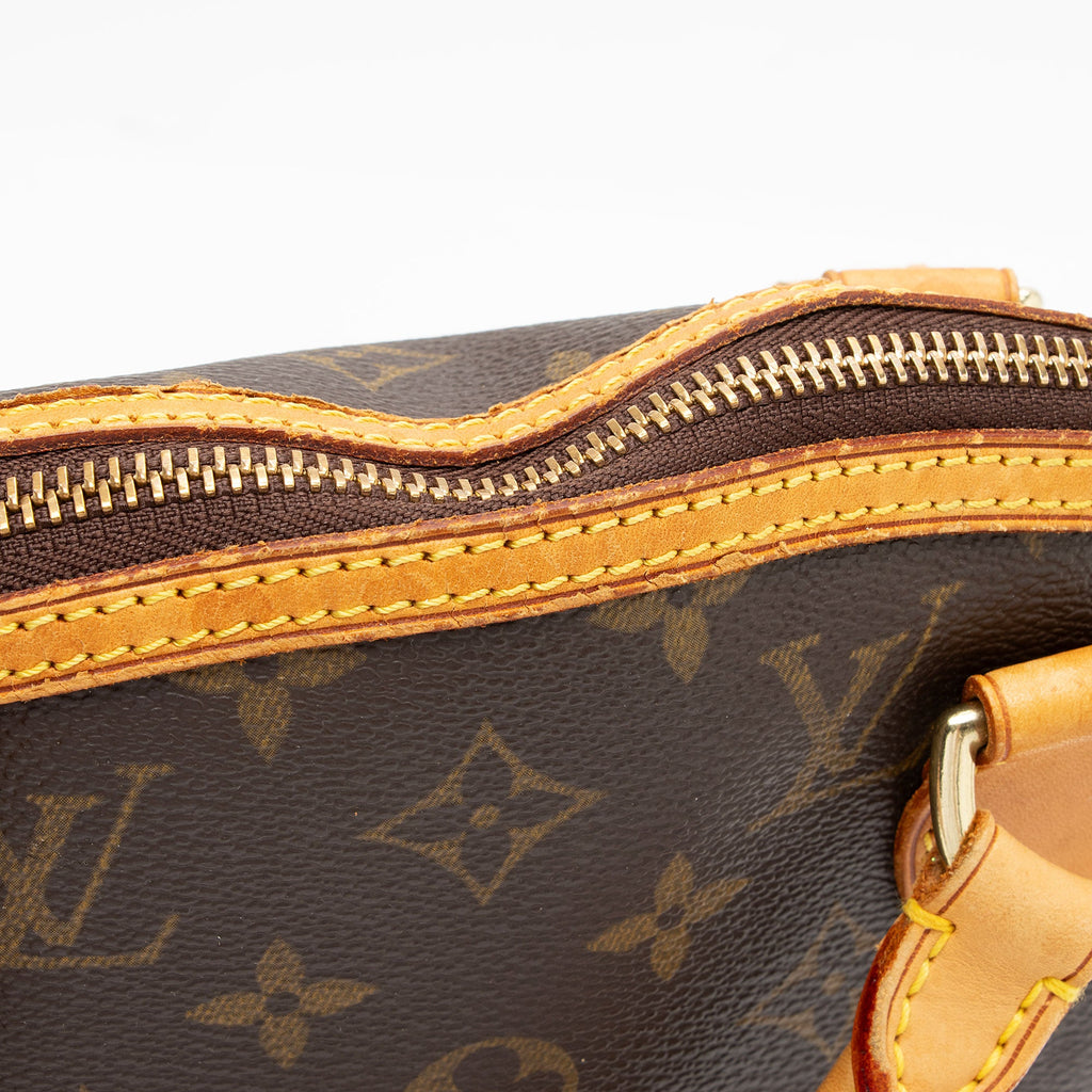 Louis Vuitton Monogram Canvas Lockit Satchel (SHF-AX2bhZ)