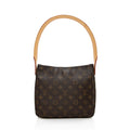 Louis Vuitton Monogram Canvas Looping MM Shoulder Bag (SHF-17160)