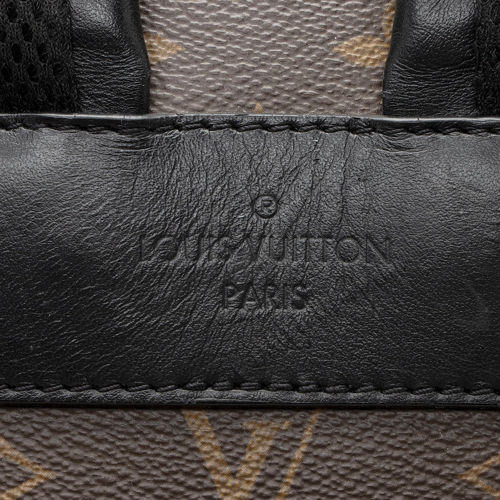 Louis Vuitton Monogram Canvas Macassar Josh Backpack (SHF-22161)