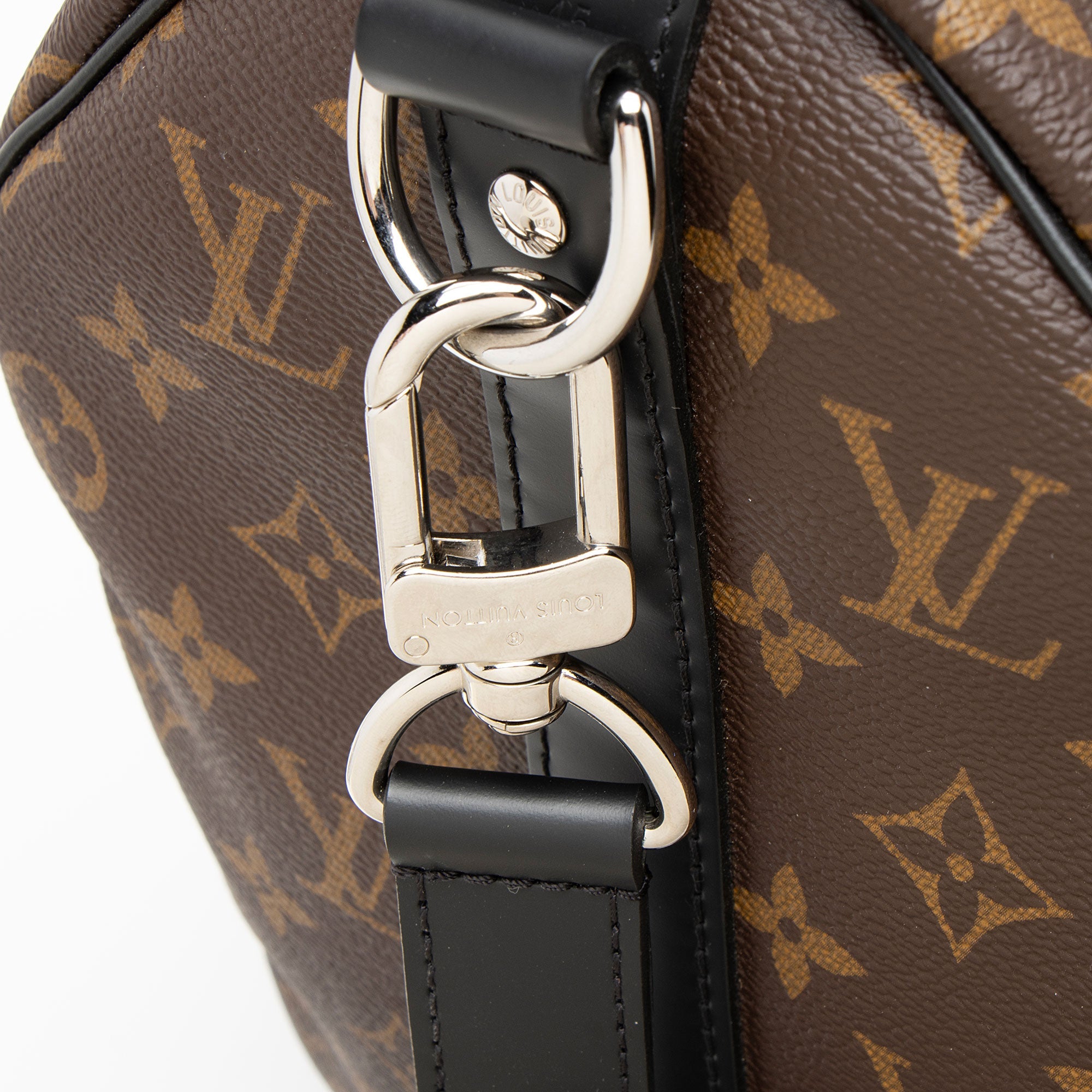 Louis Vuitton Monogram Canvas Macassar Keepall Bandouliere 45 Duffle