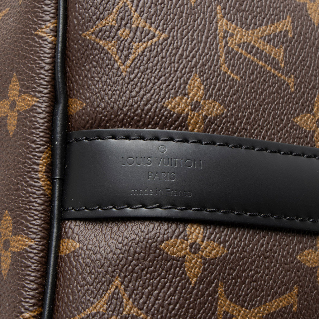 Louis Vuitton Monogram Canvas Macassar Keepall Bandouliere 45 Duffle