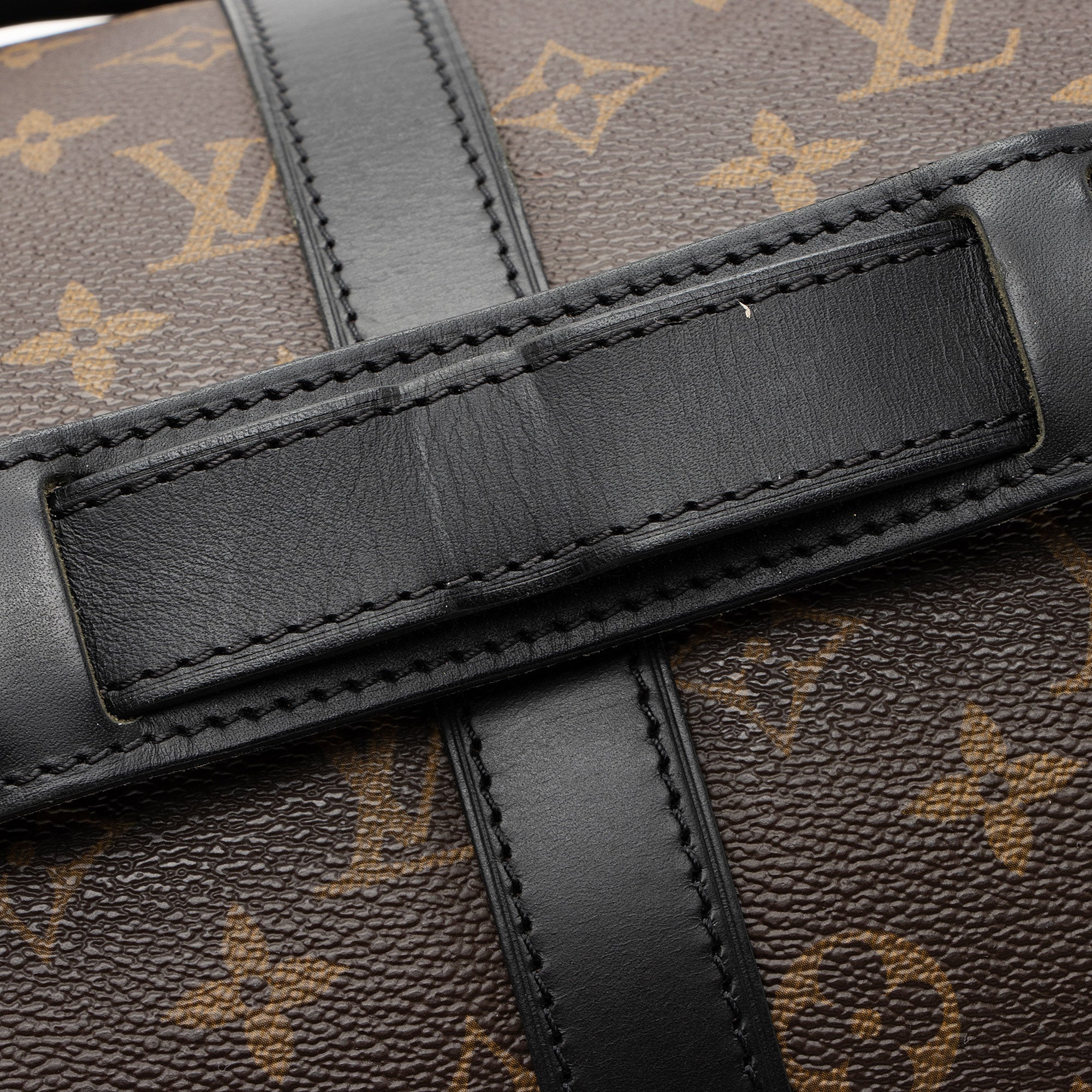 Louis Vuitton Monogram Canvas Macassar Keepall Bandouliere 45 Duffle