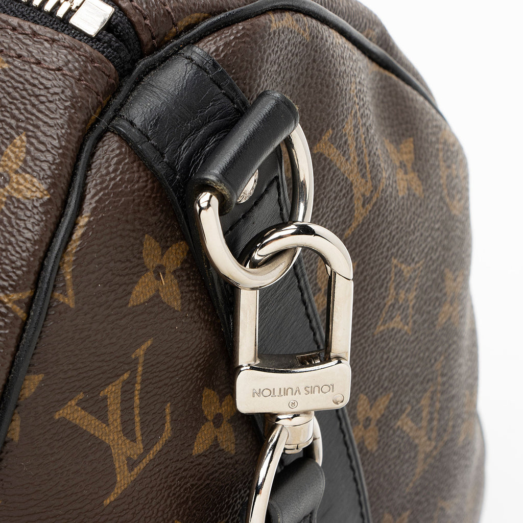 Louis Vuitton Monogram Canvas Macassar Keepall Bandouliere 45 Duffle
