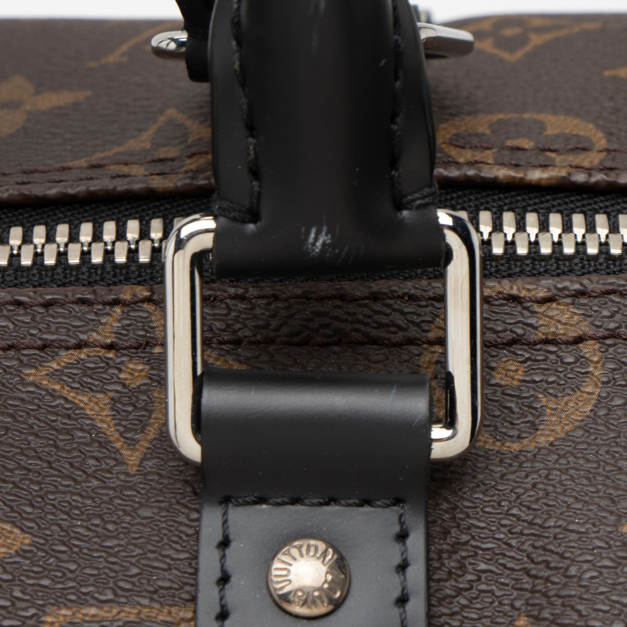 Louis Vuitton Monogram Canvas Macassar Keepall Bandouliere 45 Duffle