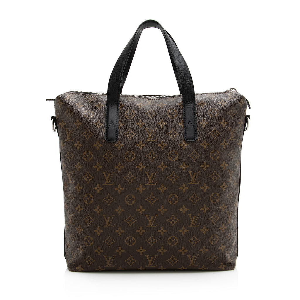 Louis Vuitton Monogram Canvas Macassar Kitan Tote (SHF-22793)