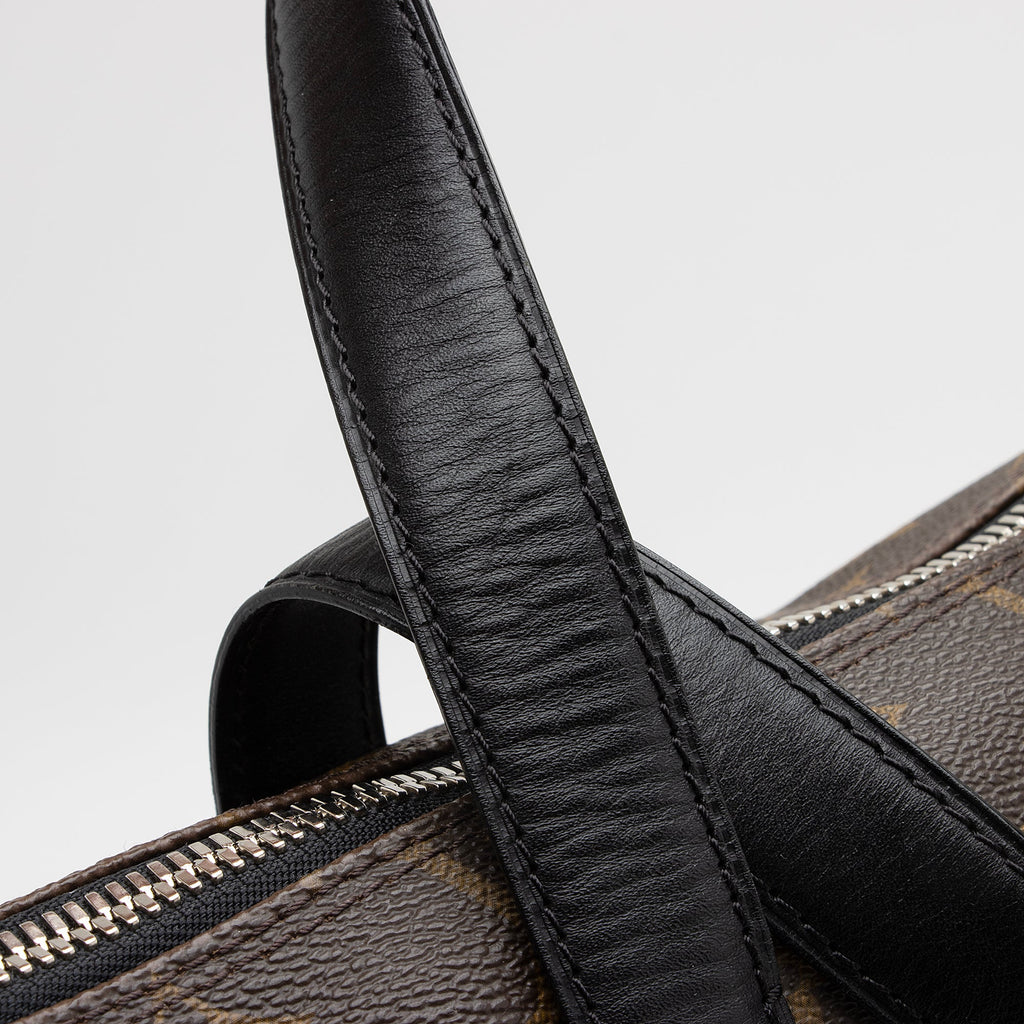 Louis Vuitton Monogram Canvas Macassar Kitan Tote (SHF-22793)