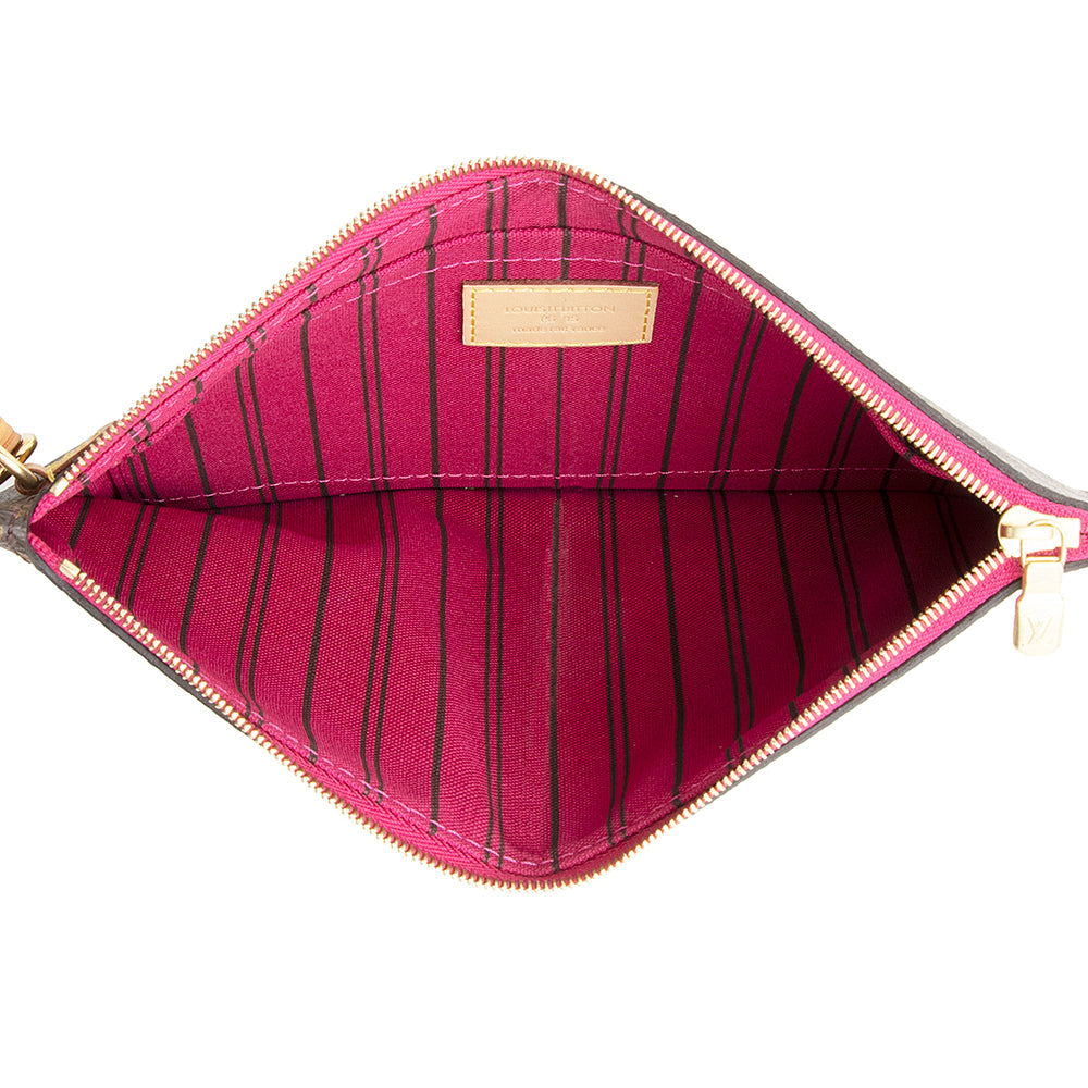 Louis Vuitton Monogram Canvas Neverfull MM Pochette (SHF-18193)