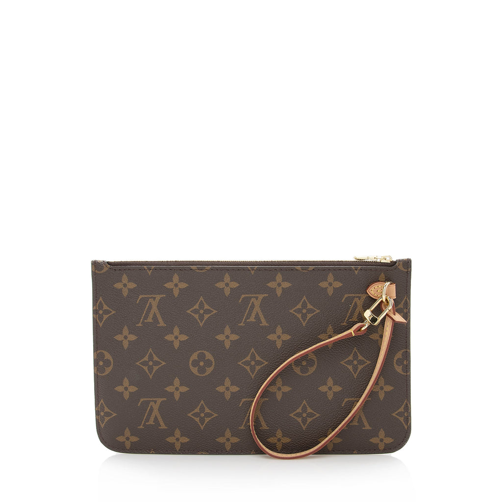Louis Vuitton Monogram Canvas Neverfull MM Pochette (SHF-22196)