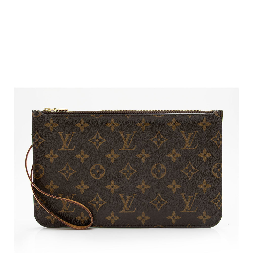 Louis Vuitton Monogram Canvas Neverfull MM Pochette (SHF-23815)
