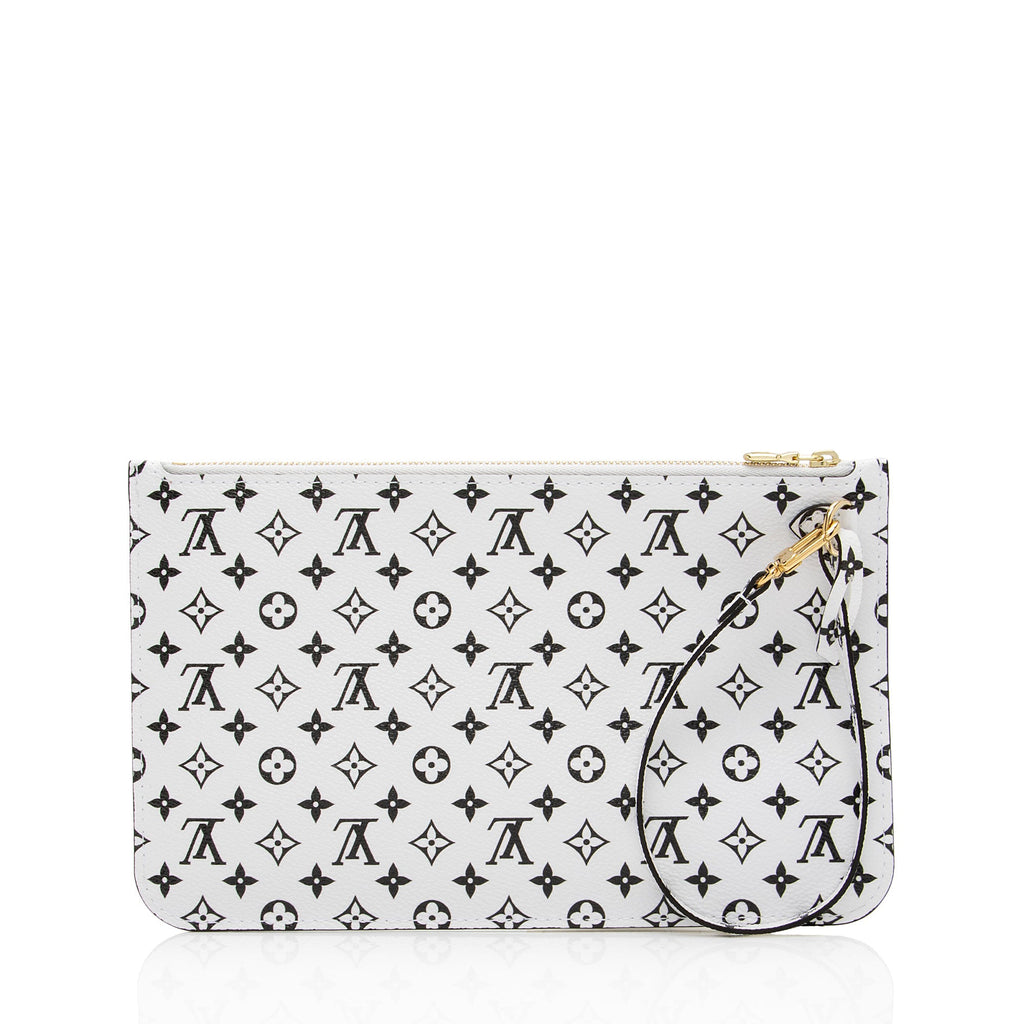 Louis Vuitton Giant Monogram Canvas Neverfull MM Pochette (SHF-6rCN8J)