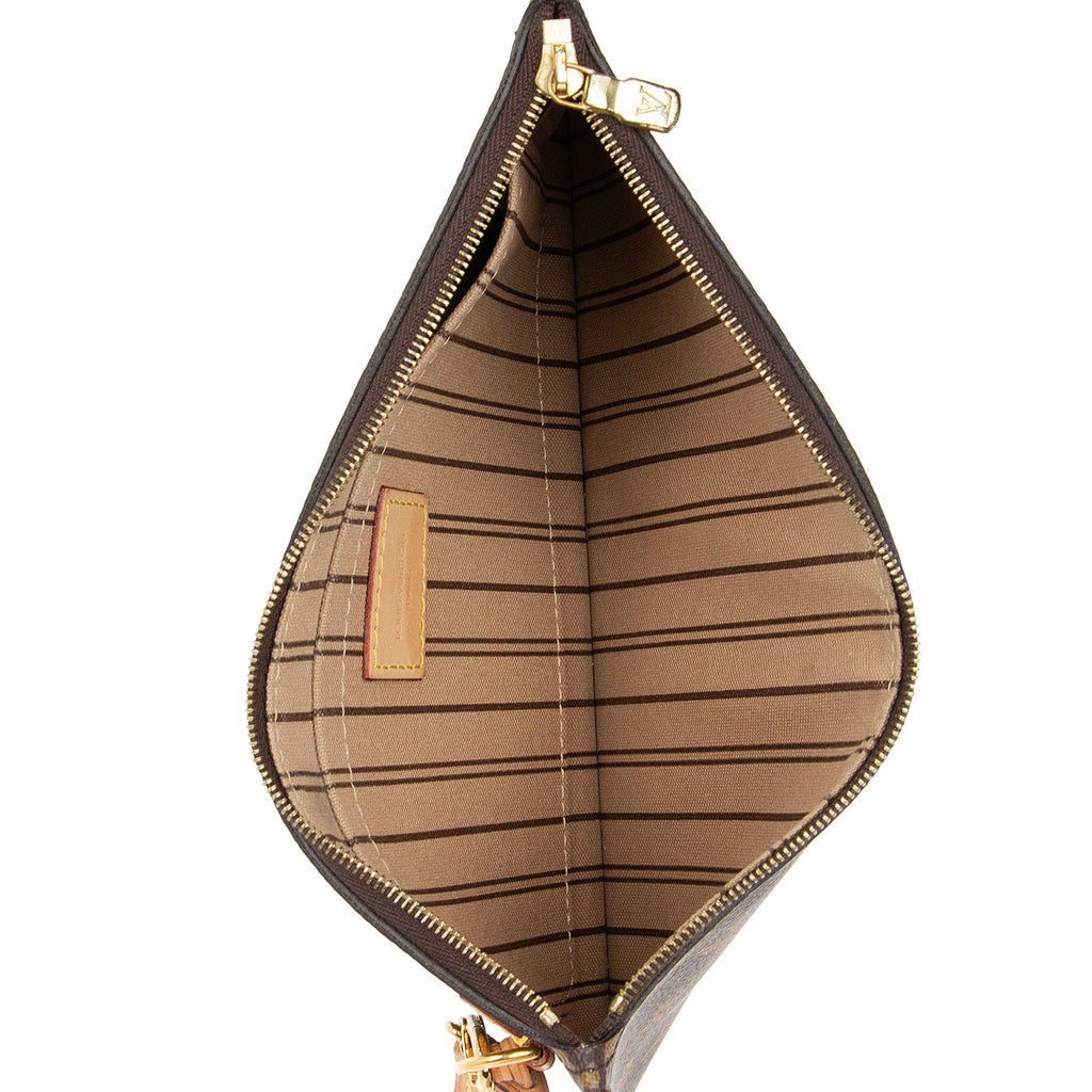 Louis Vuitton Monogram Canvas Neverfull MM Pochette (SHF-qan9t6)