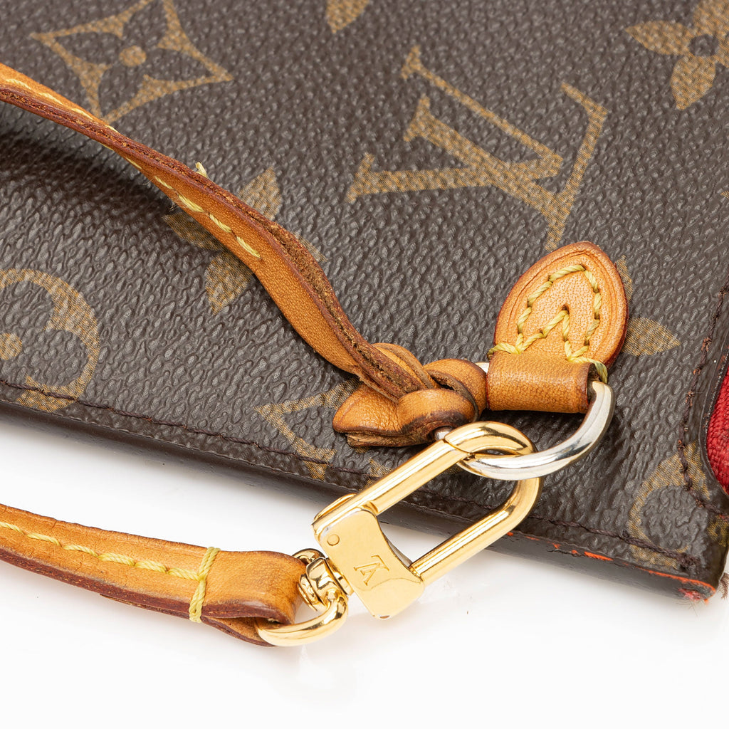 Louis Vuitton Monogram Canvas Neverfull MM Pochette (SHF-dsRloo)