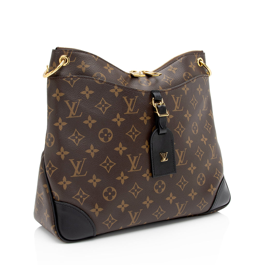 Louis Vuitton Monogram Canvas Odeon MM NM Shoulder Bag (SHF-9QQwaH)