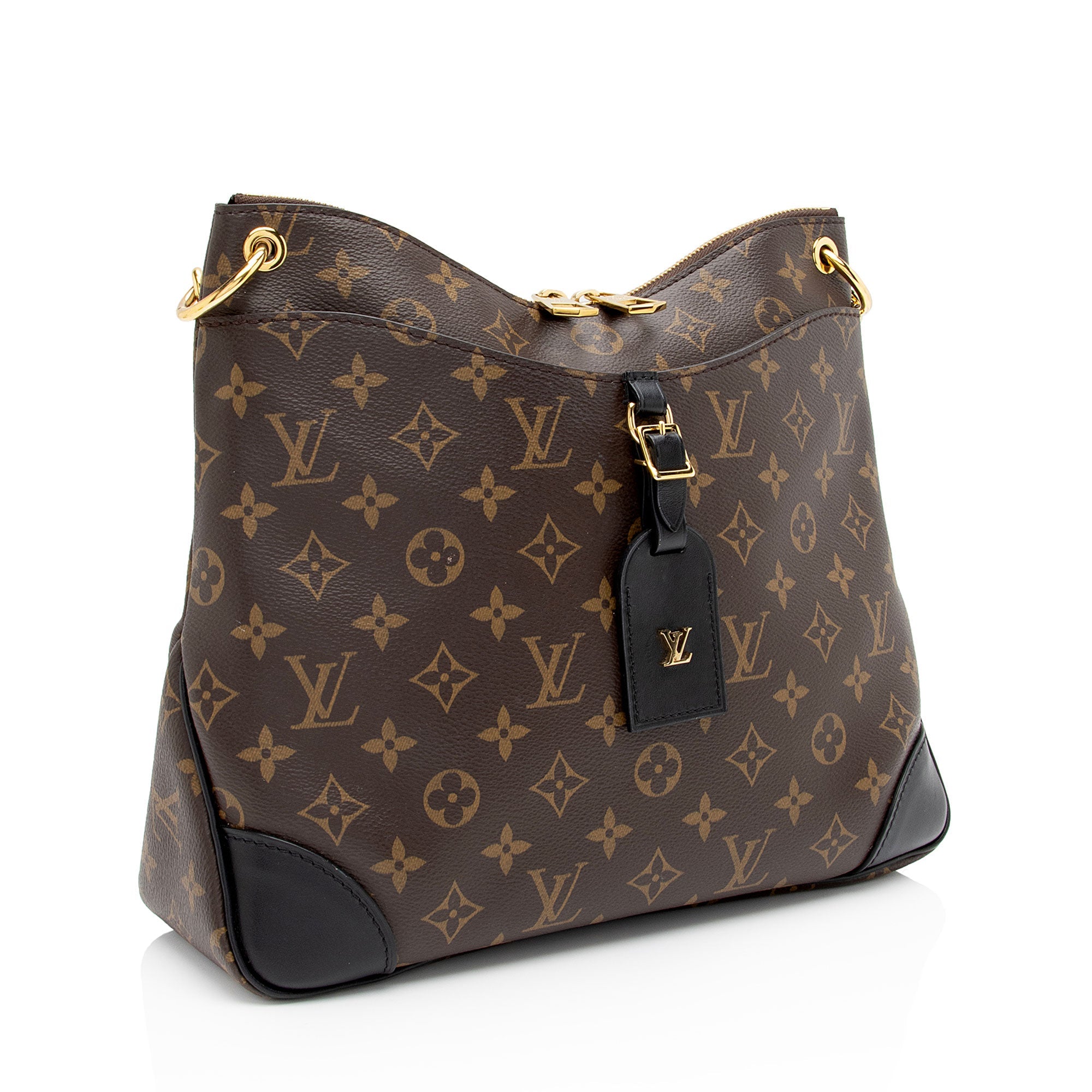 Louis Vuitton Monogram Canvas Odeon MM NM Shoulder Bag (SHF-9QQwaH)